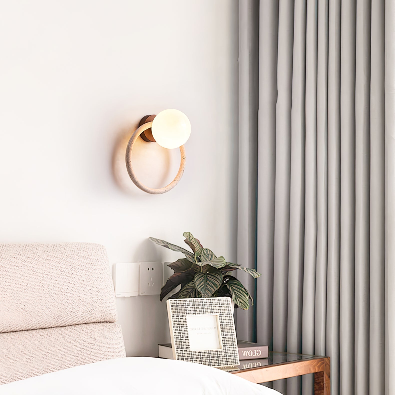 Idoryra Travertine Wall Light - Neutralighting