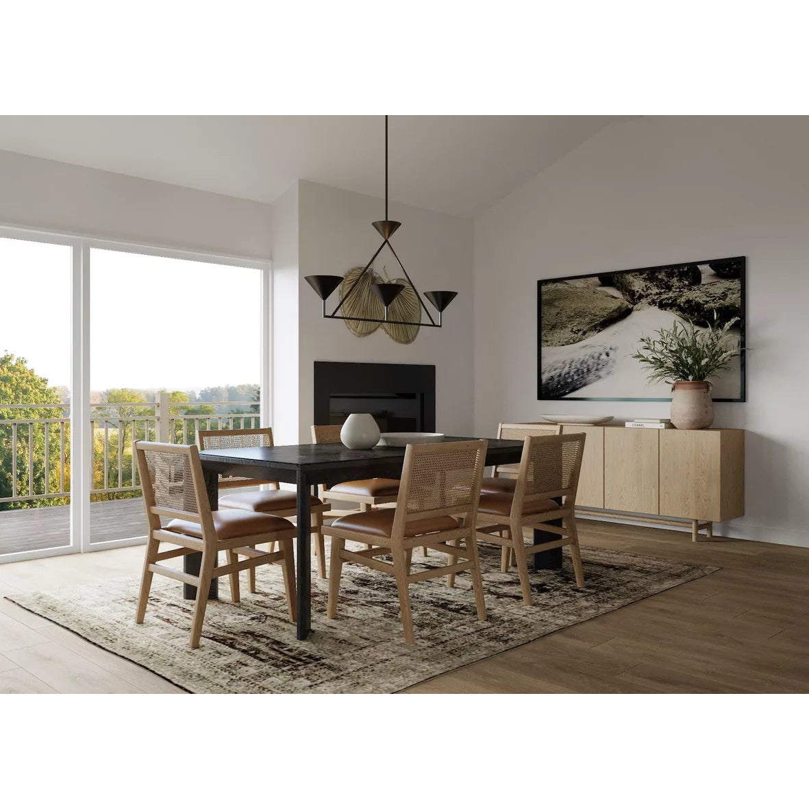 Ulveleth Modern Minimalist Linear Metal Chandelier - Letslighting