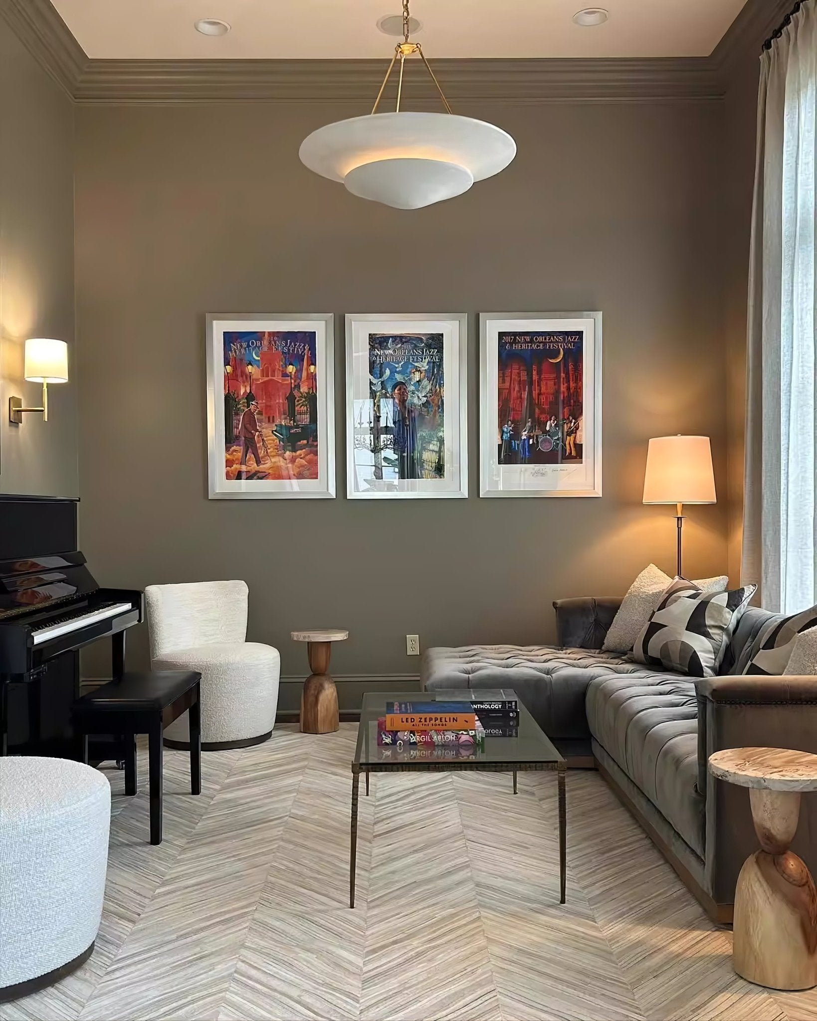 Lunara Moderne Gips-Pendelleuchte-Letslighting