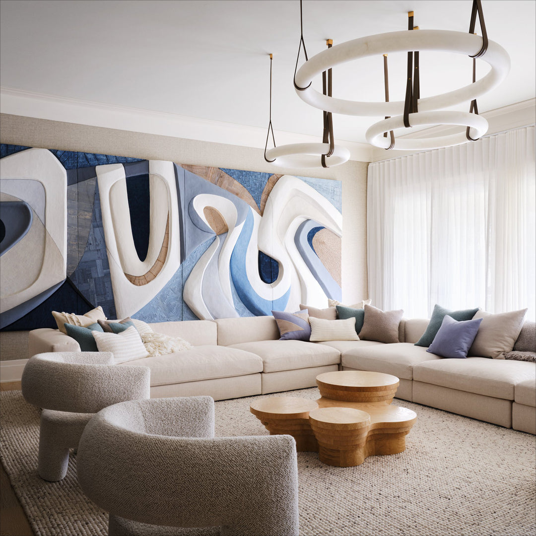 Culiris Modern Minimalist Brown Alabaster Chandelier - Letslighting