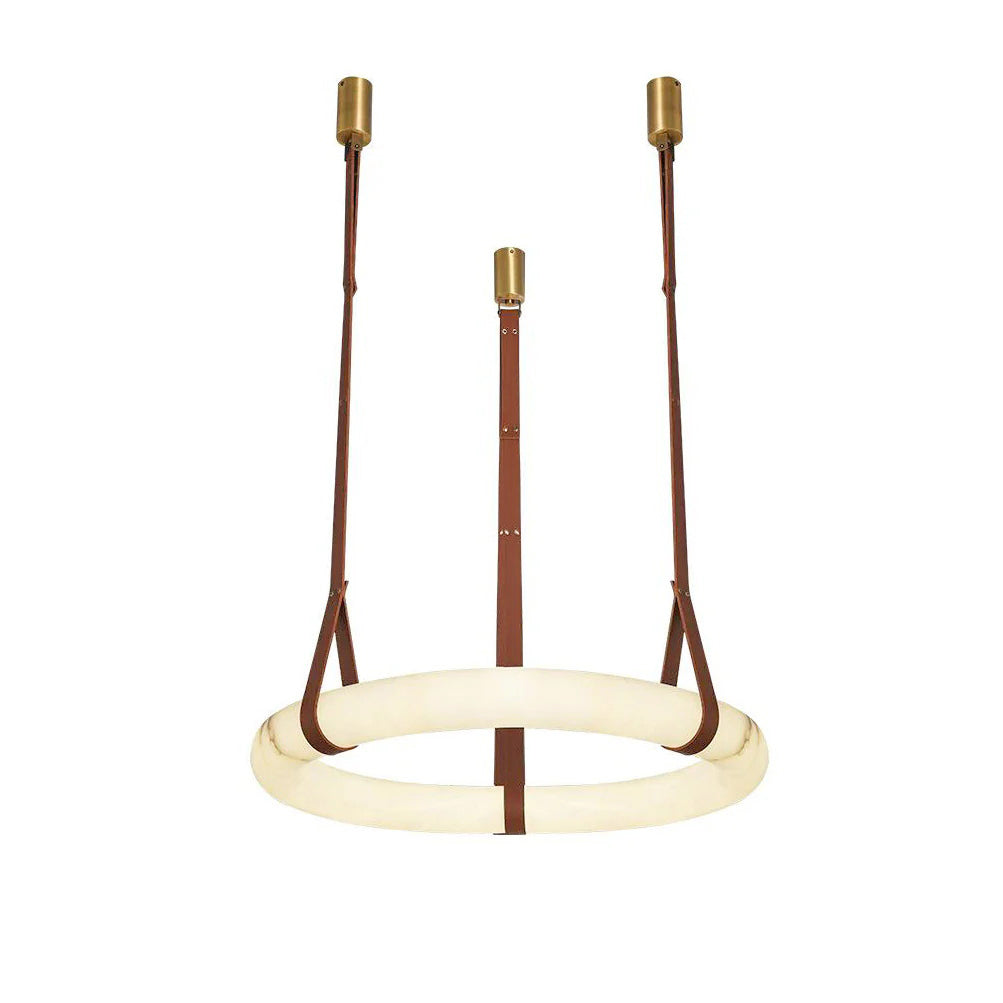 Culiris Modern Minimalist Brown Alabaster Chandelier - Letslighting