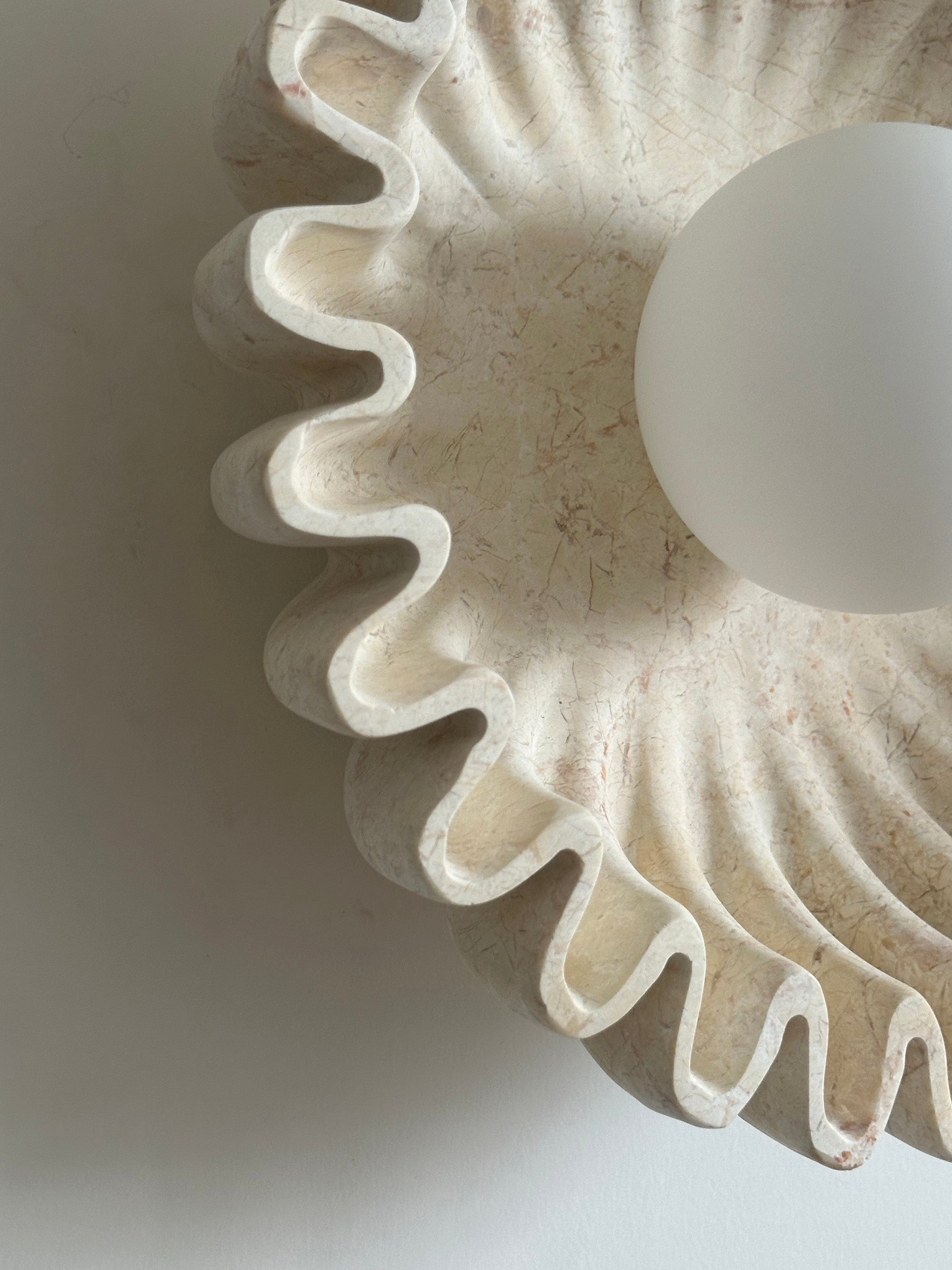 Ivvinen Premium Elegance Marble Glass Wall Lamp - Letslighting