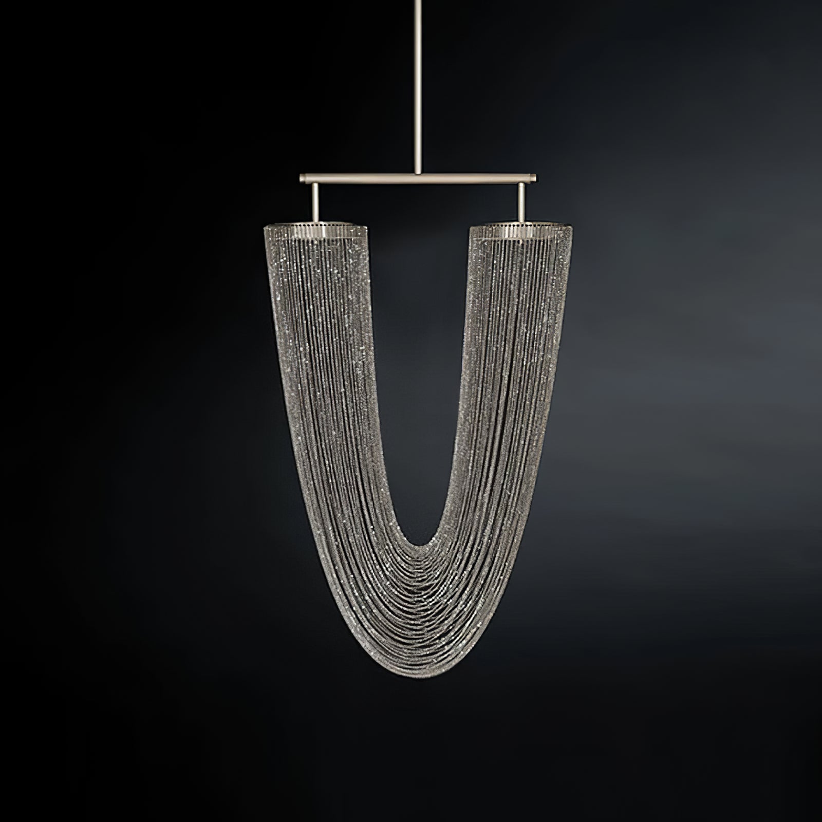 Lustra Pendelleuchte Kupfer Kette Skulptural Modern-Letslighting