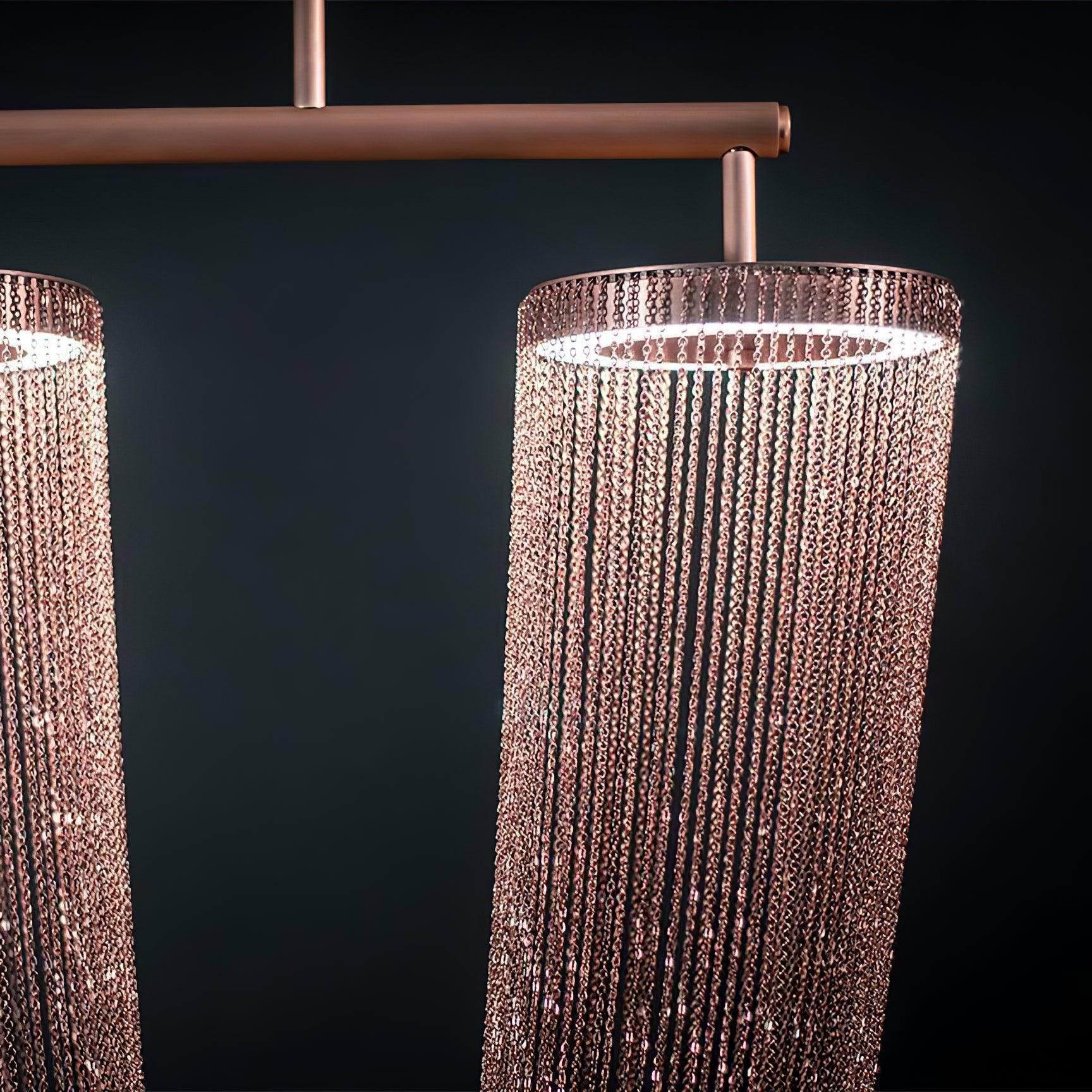 Lustra Pendelleuchte Kupfer Kette Skulptural Modern-Letslighting