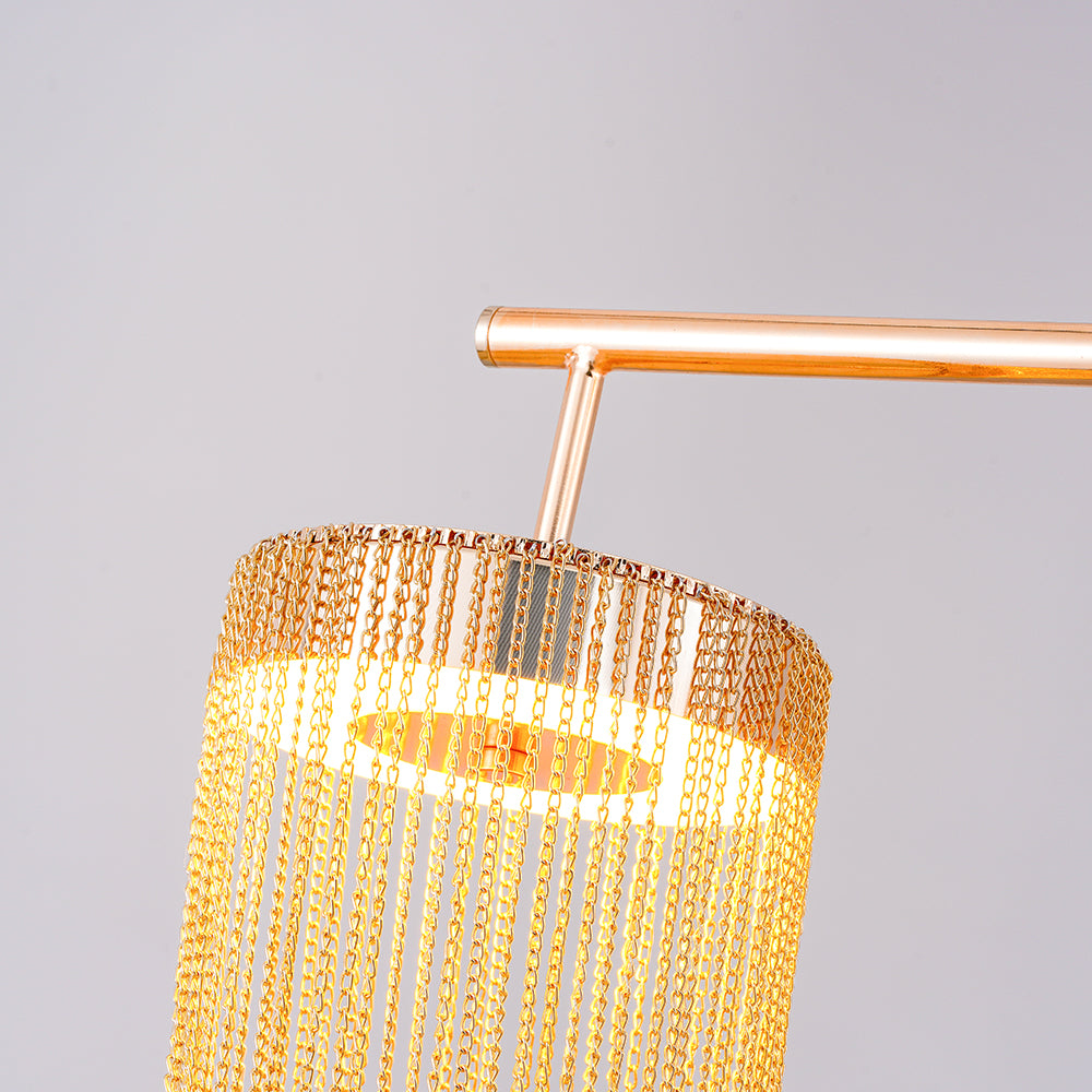 Lustra Pendelleuchte Kupfer Kette Skulptural Modern-Letslighting