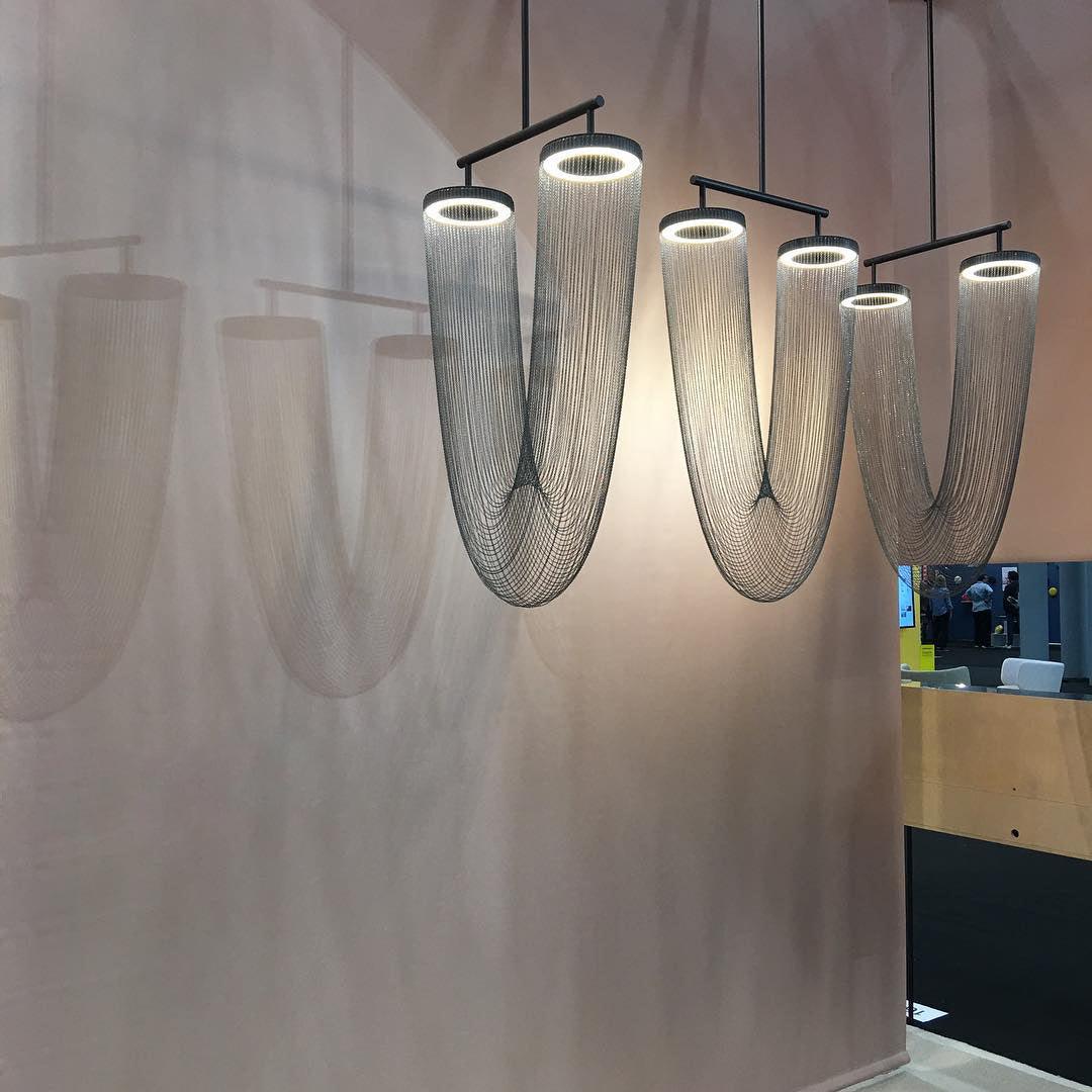 Lustra Pendelleuchte Kupfer Kette Skulptural Modern-Letslighting