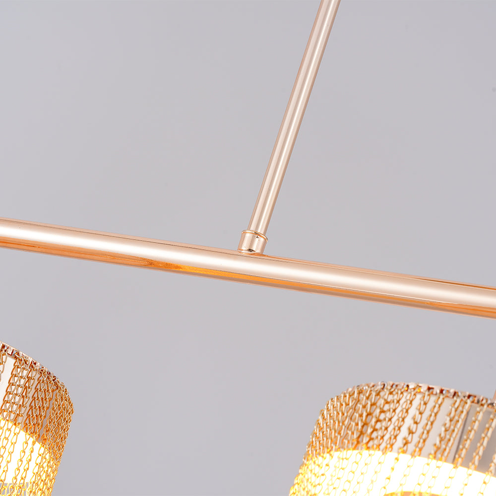 Lustra Pendelleuchte Kupfer Kette Skulptural Modern-Letslighting