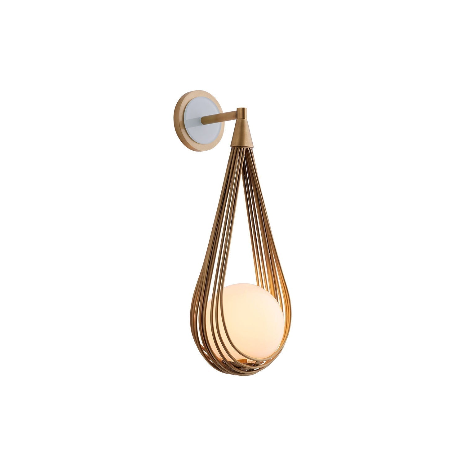 Zemirir Wandleuchte aus Messing und Glas-Letslighting