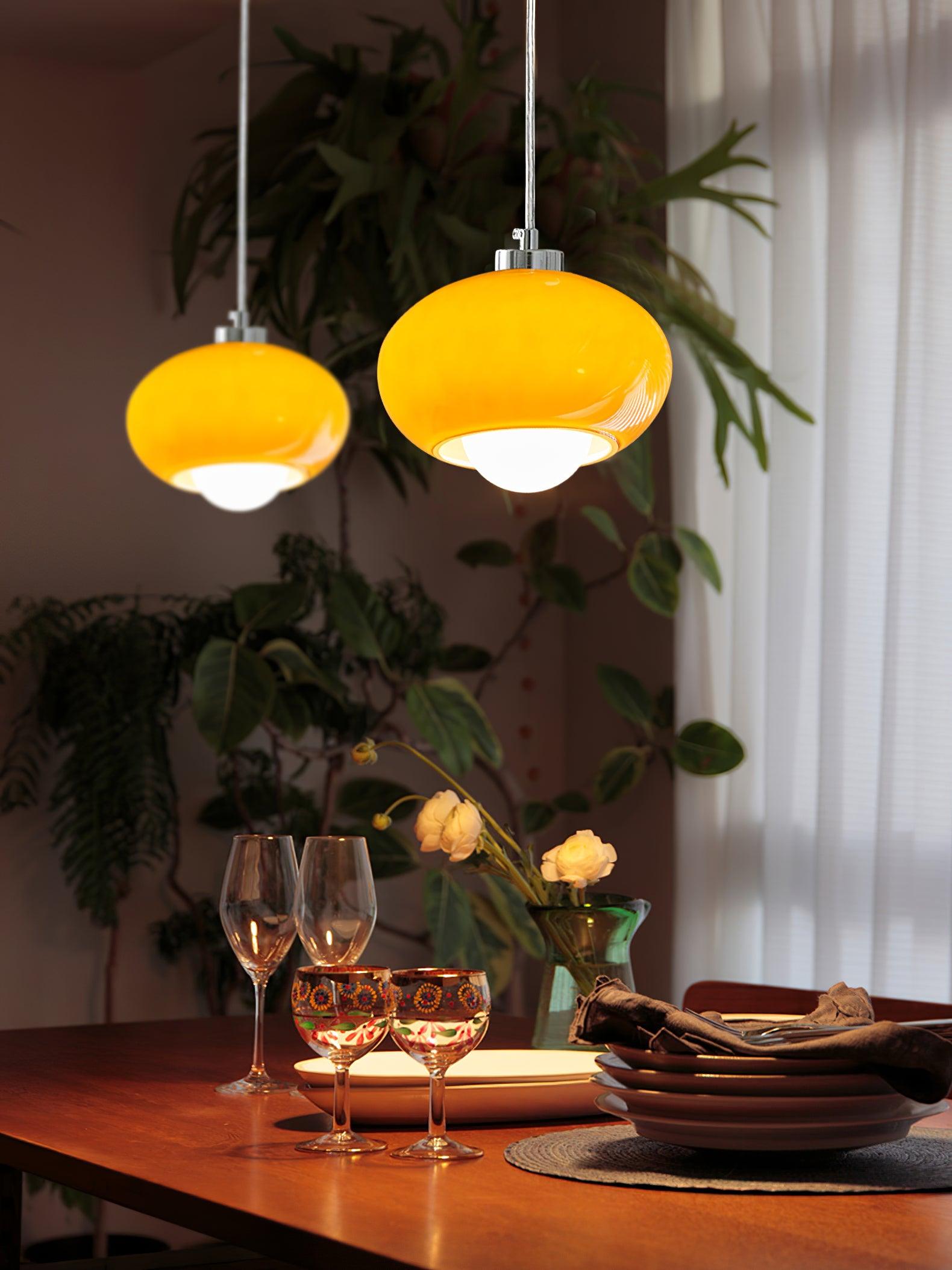 Tavira Glass Retro Pendant Light-Letslighting