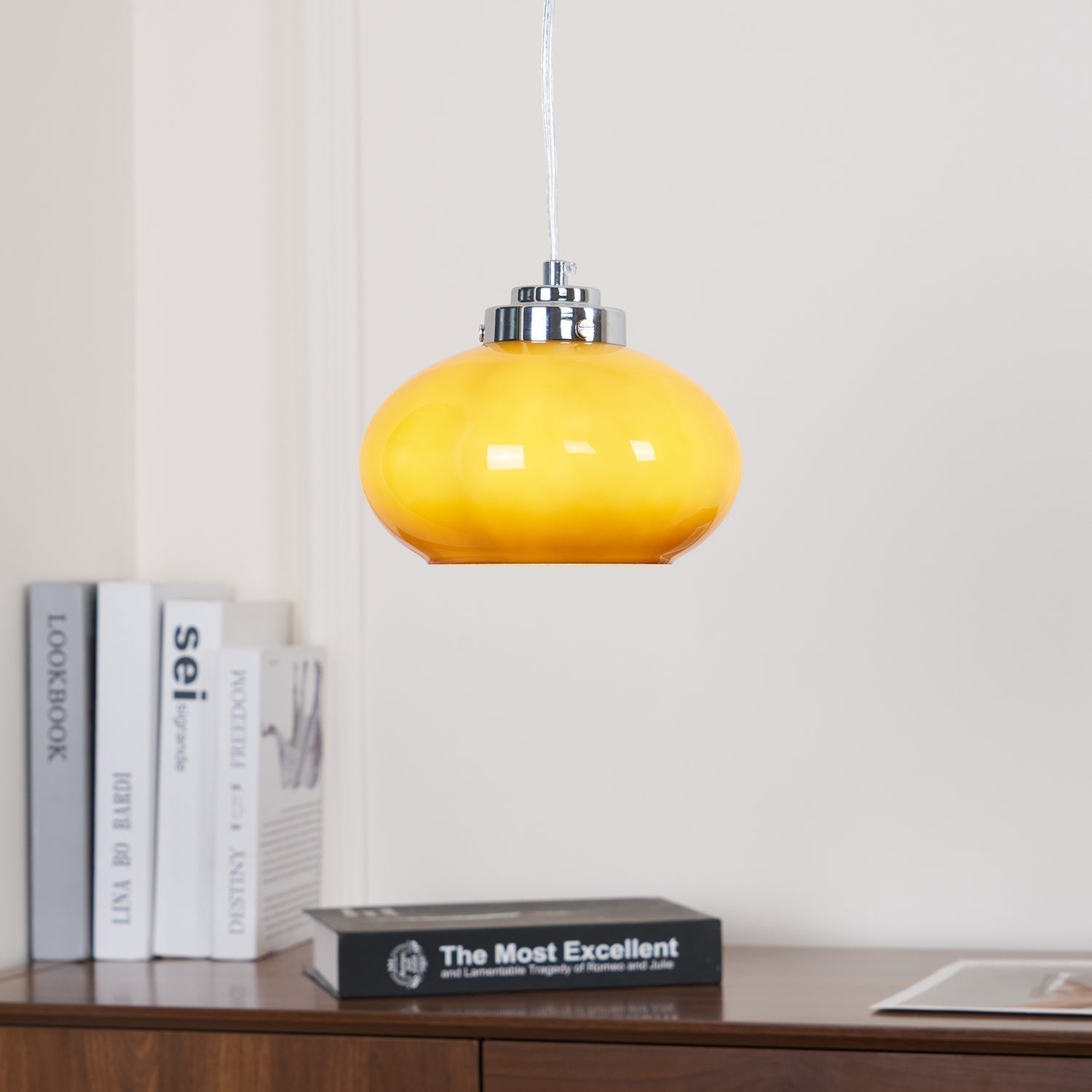 Tavira Glass Retro Pendant Light-Letslighting