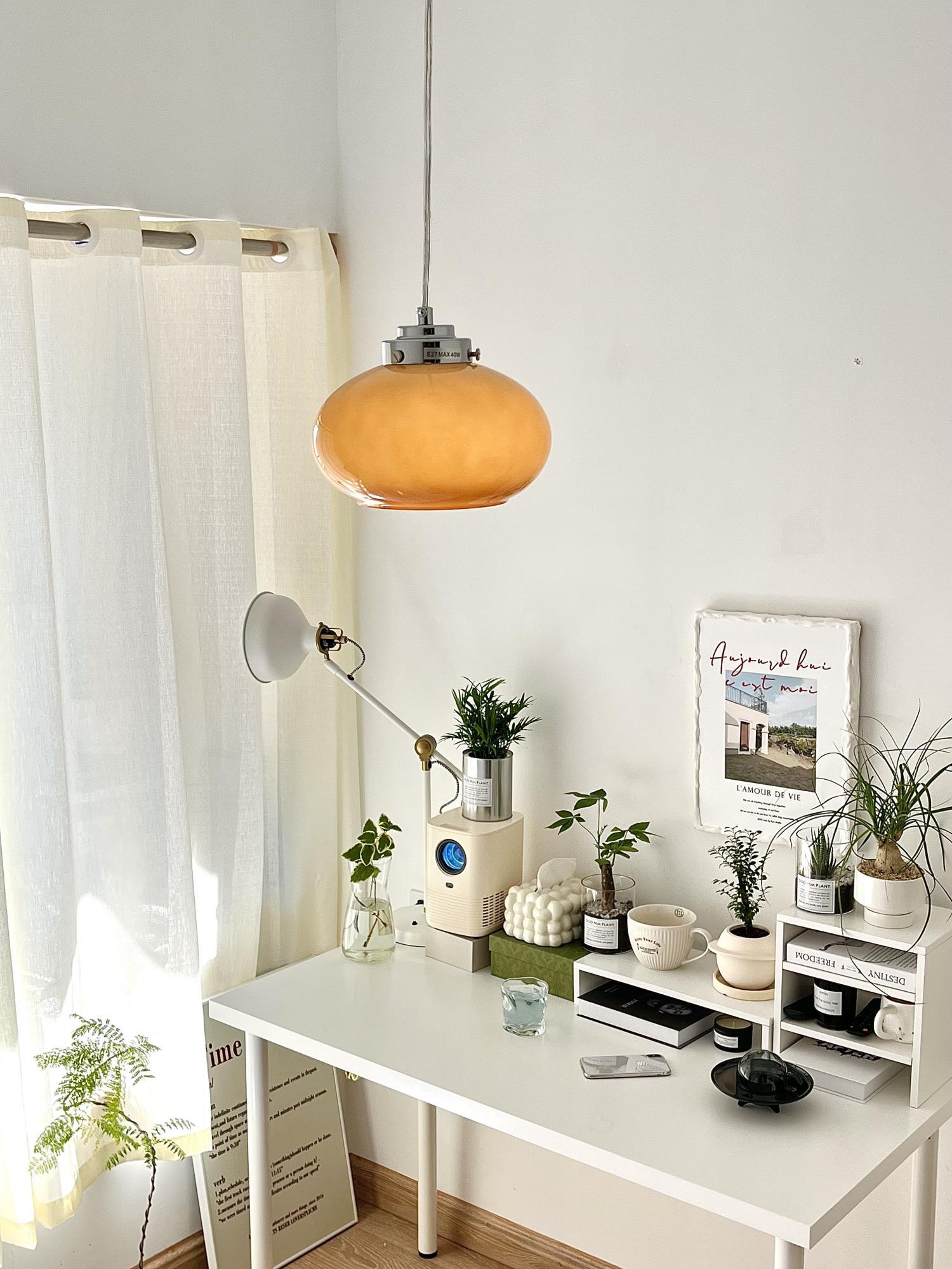 Tavira Glass Retro Pendant Light-Letslighting