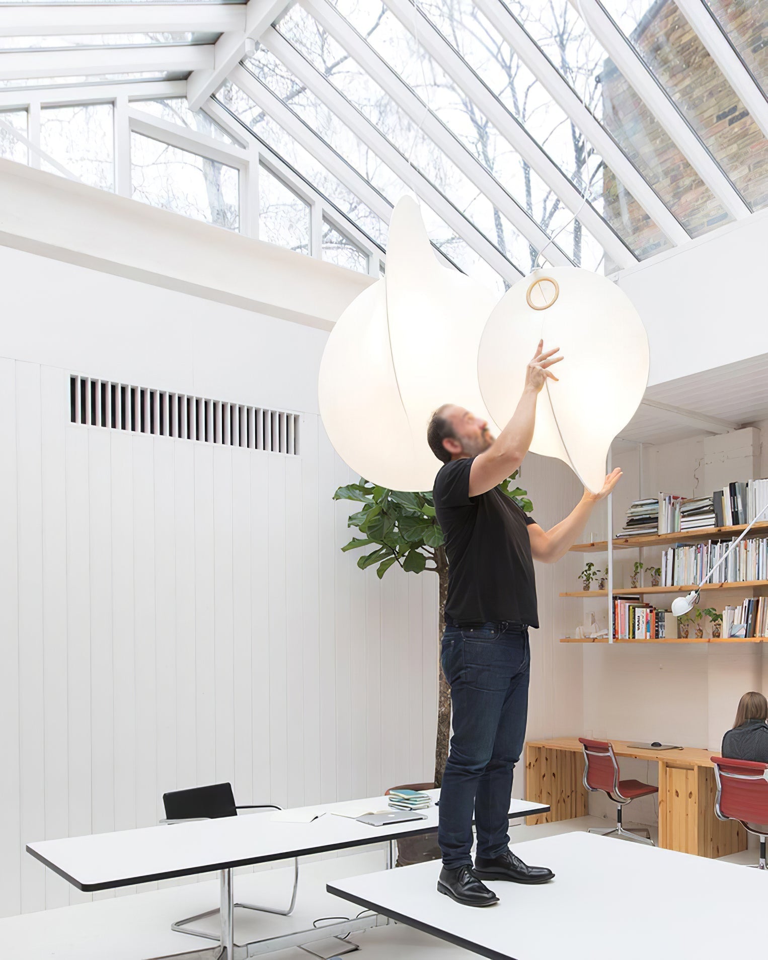 Mirelian Stahl Künstlerisch Pendelleuchte Lampe-Letslighting