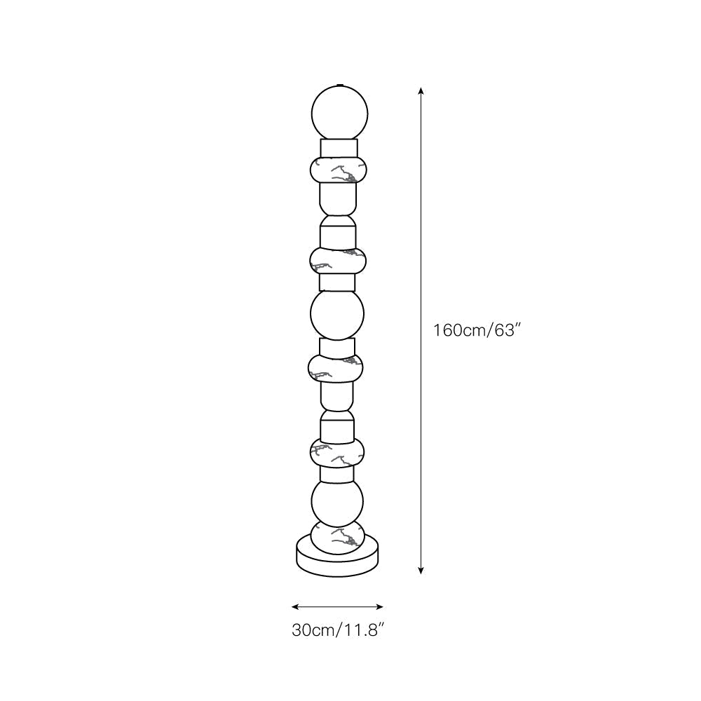Pagoda Floor Lamp - Letslighting