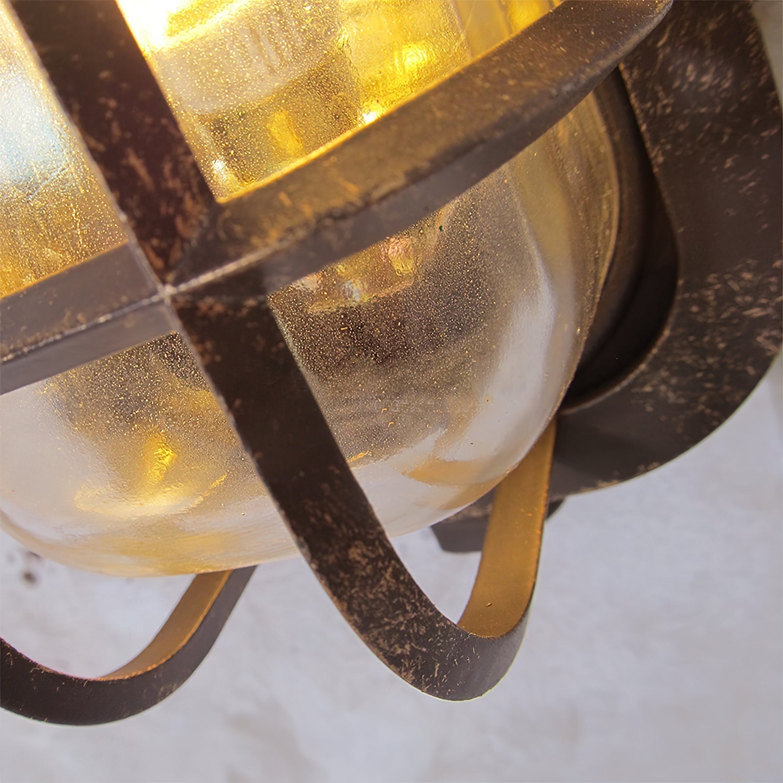 Omirara Einzigartige Traditionelle Glaswandleuchte-Letslighting
