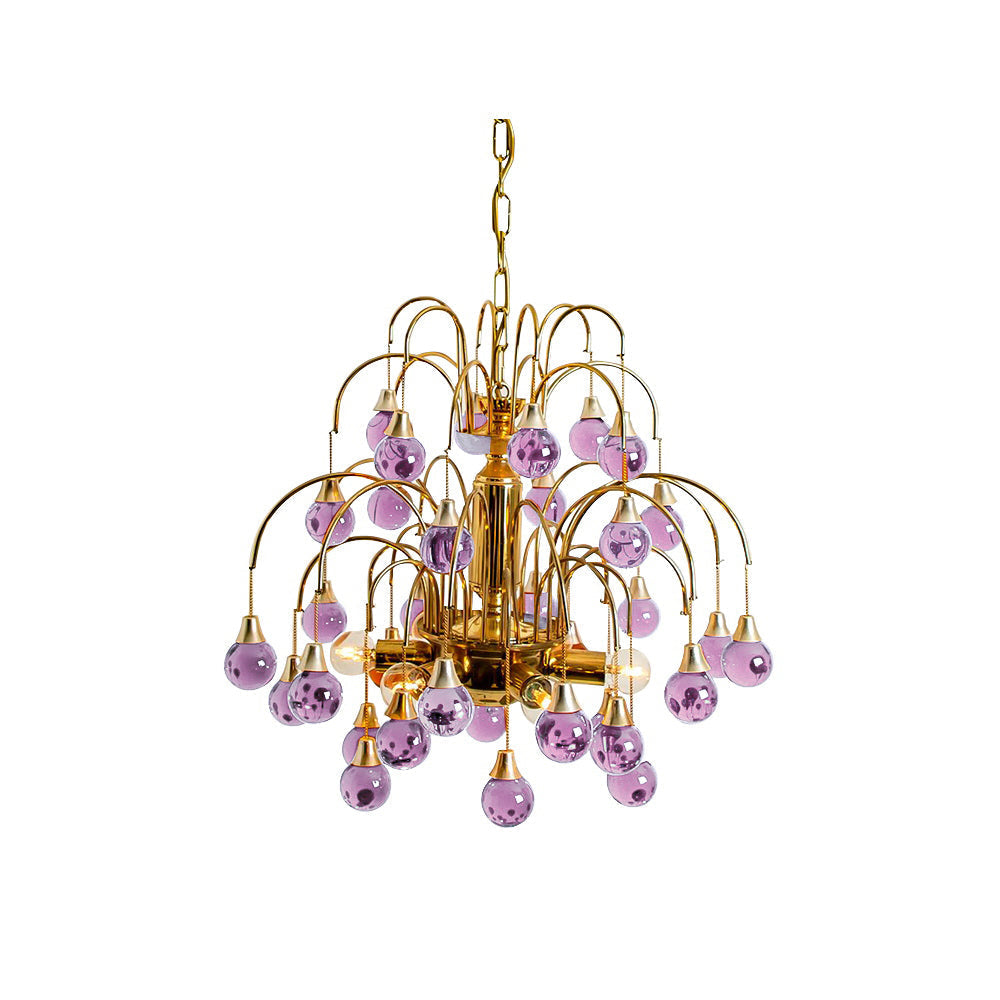 Avmirora Postmodern Luxury Metal Glass Chandelier - Letslighting