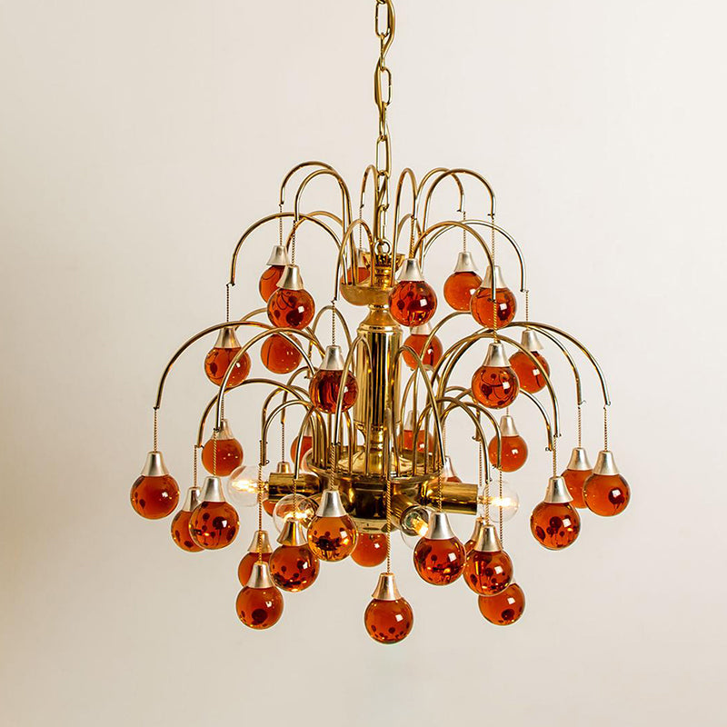 Avmirora Postmodern Luxury Metal Glass Chandelier - Letslighting