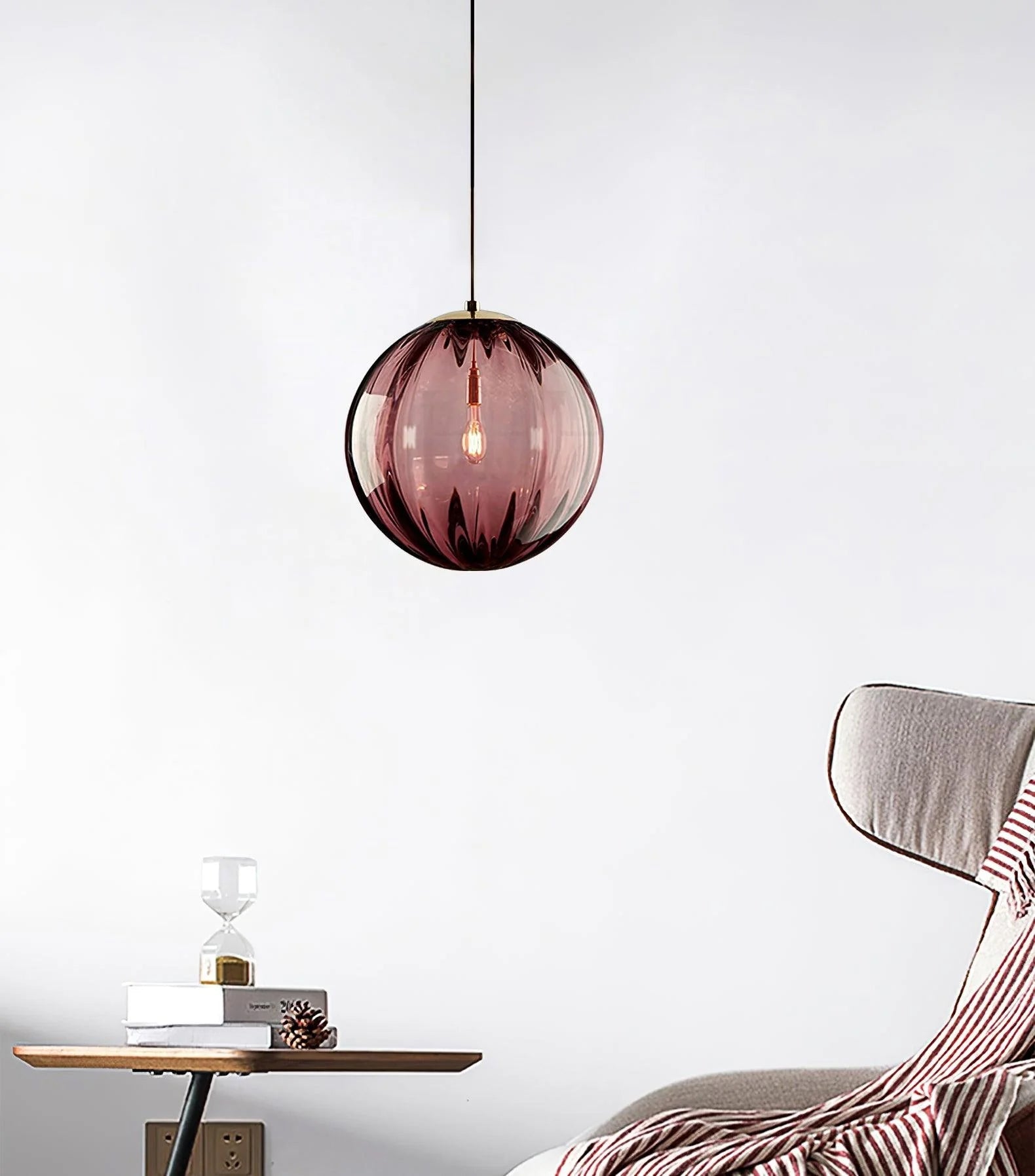 Halore Glas Vintage-Pendelleuchte-Letslighting