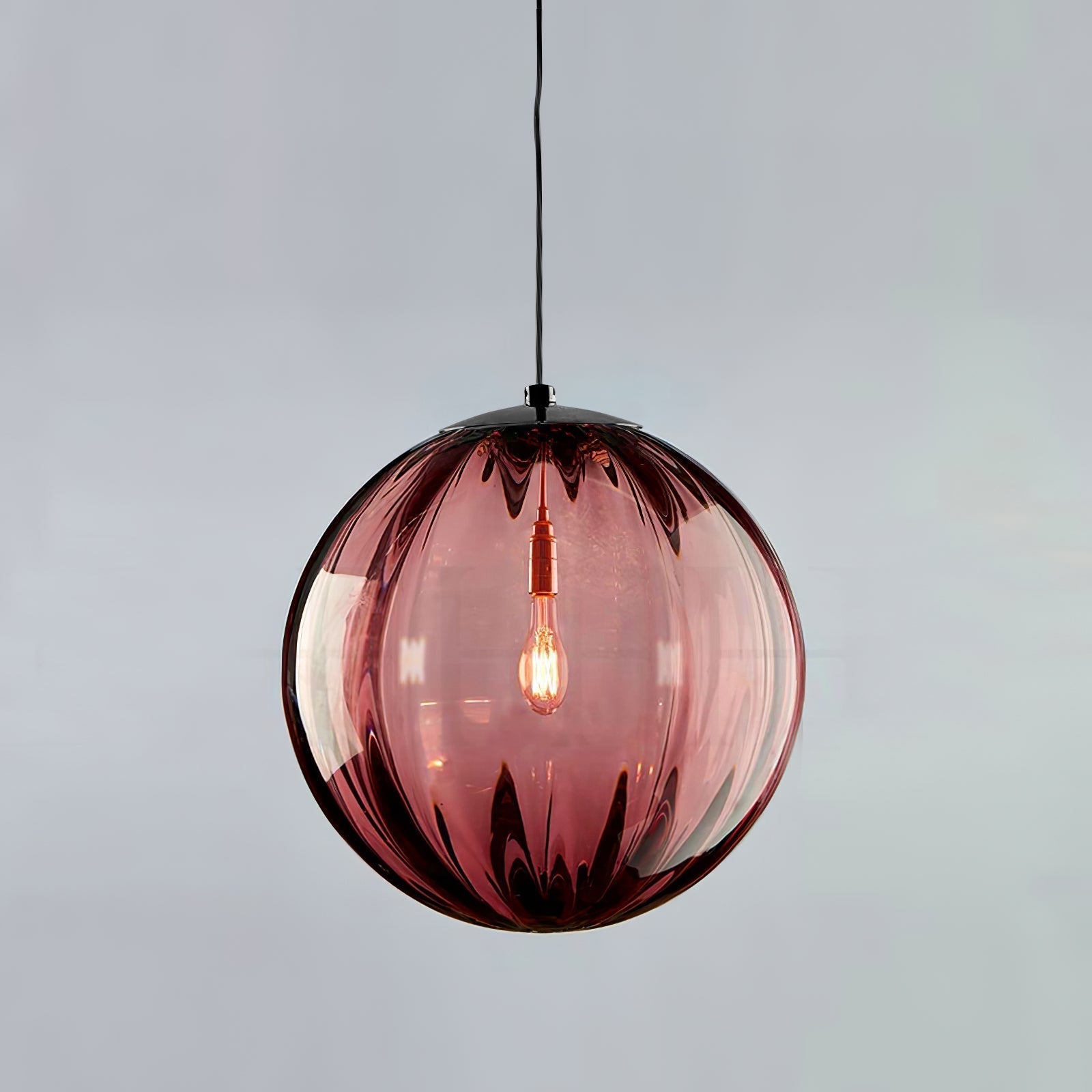 Halore Glas Vintage-Pendelleuchte-Letslighting