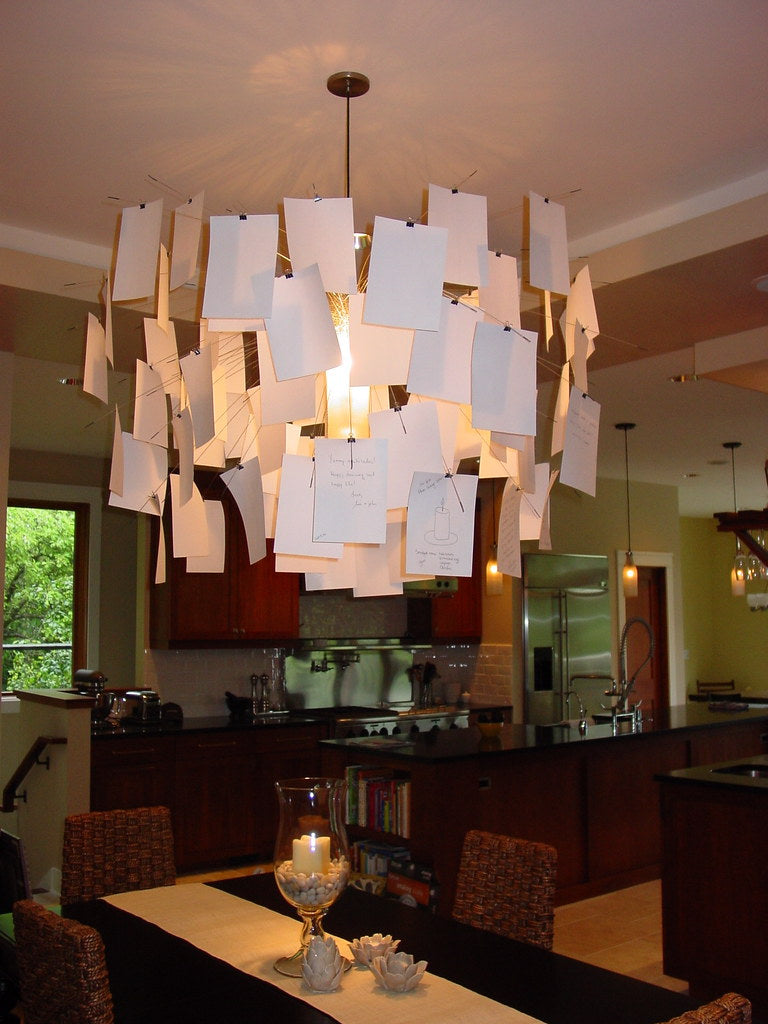 Ortheen Individual Creativity Paper Metal Chandelier - Letslighting