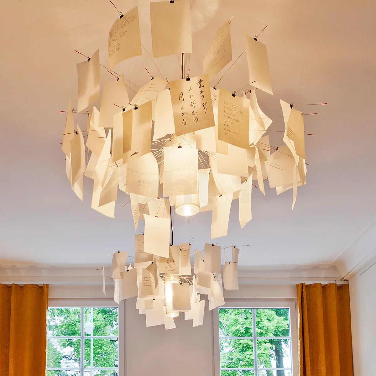 Ortheen Individual Creativity Paper Metal Chandelier - Letslighting