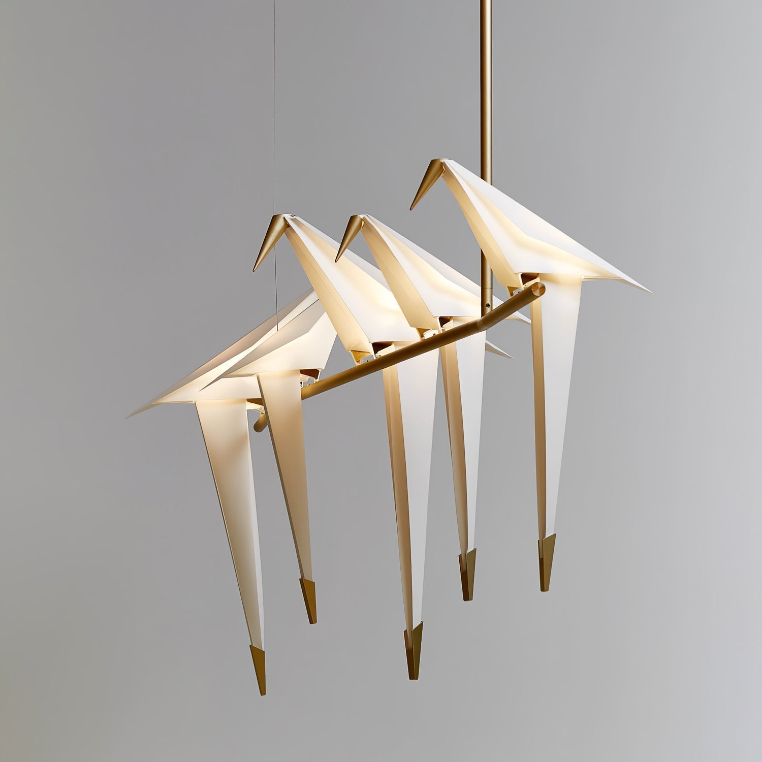 Paper Crane Bird LED Chandelier - Blowlighting
