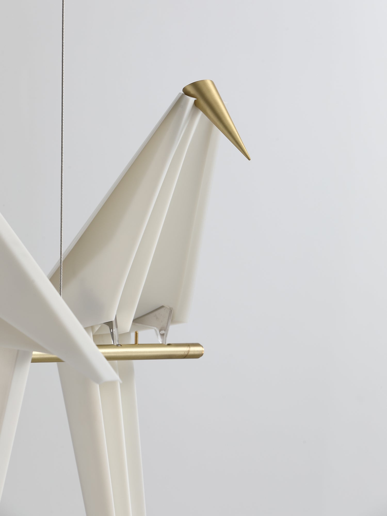 Paper Crane Bird LED Chandelier - Blowlighting