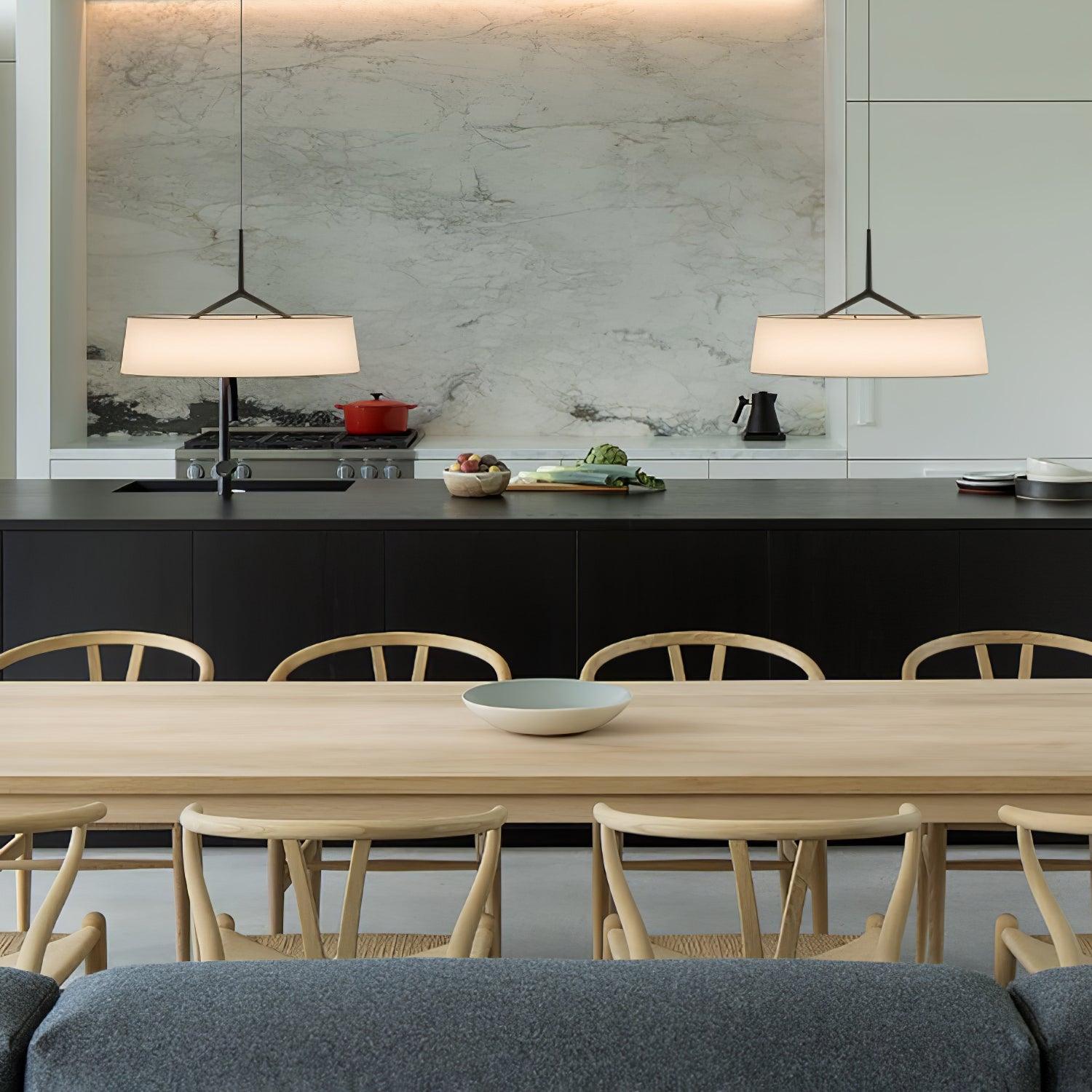 Ovynira Zylindrische Stoff-Pendelleuchte-Letslighting