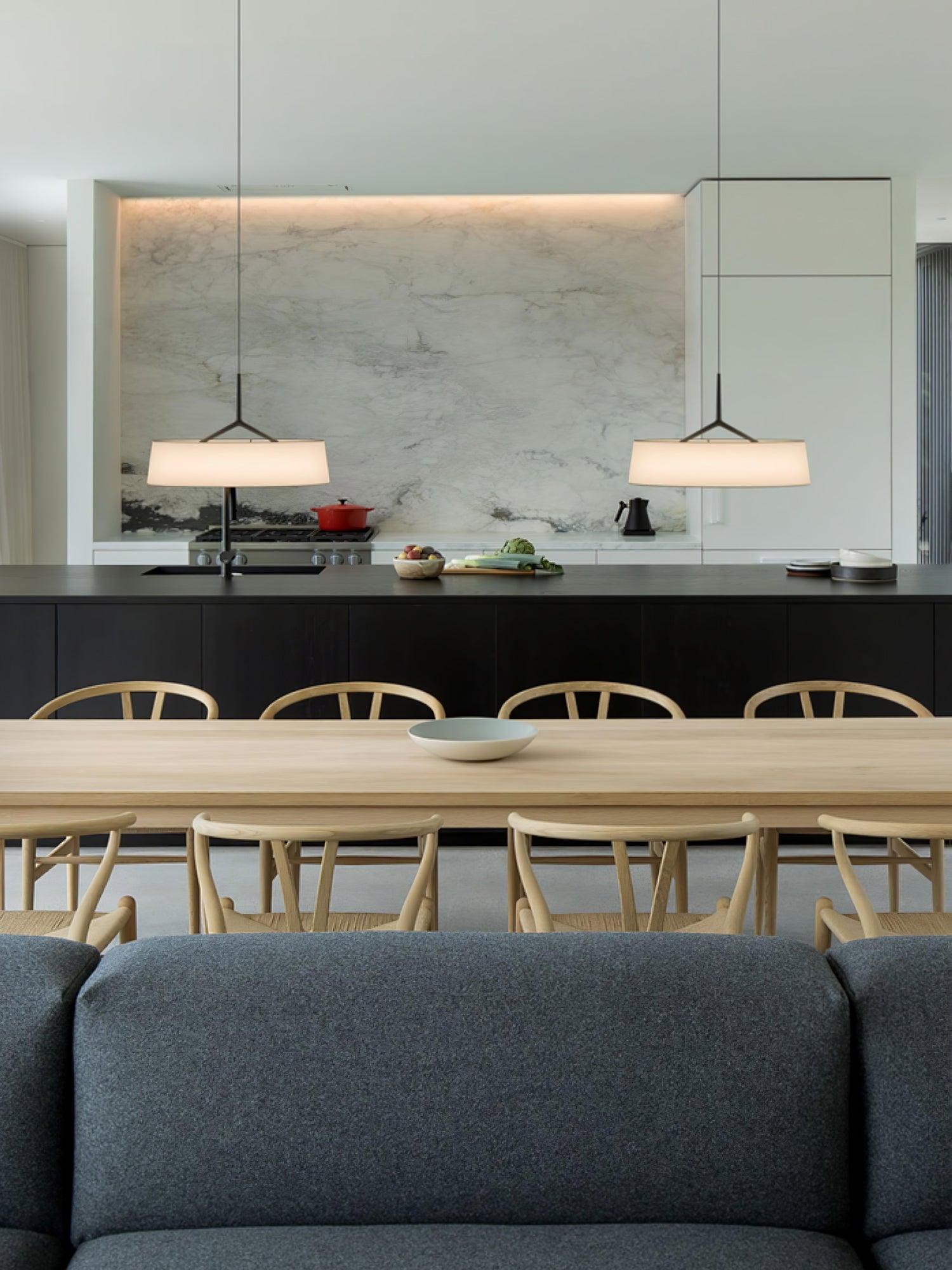 Ovynira Zylindrische Stoff-Pendelleuchte-Letslighting