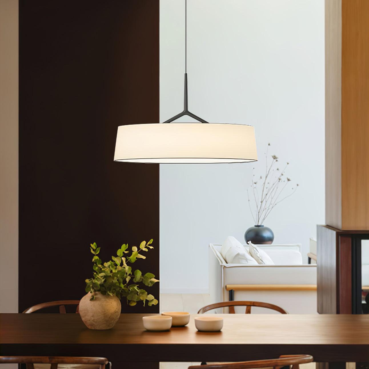 Ovynira Zylindrische Stoff-Pendelleuchte-Letslighting