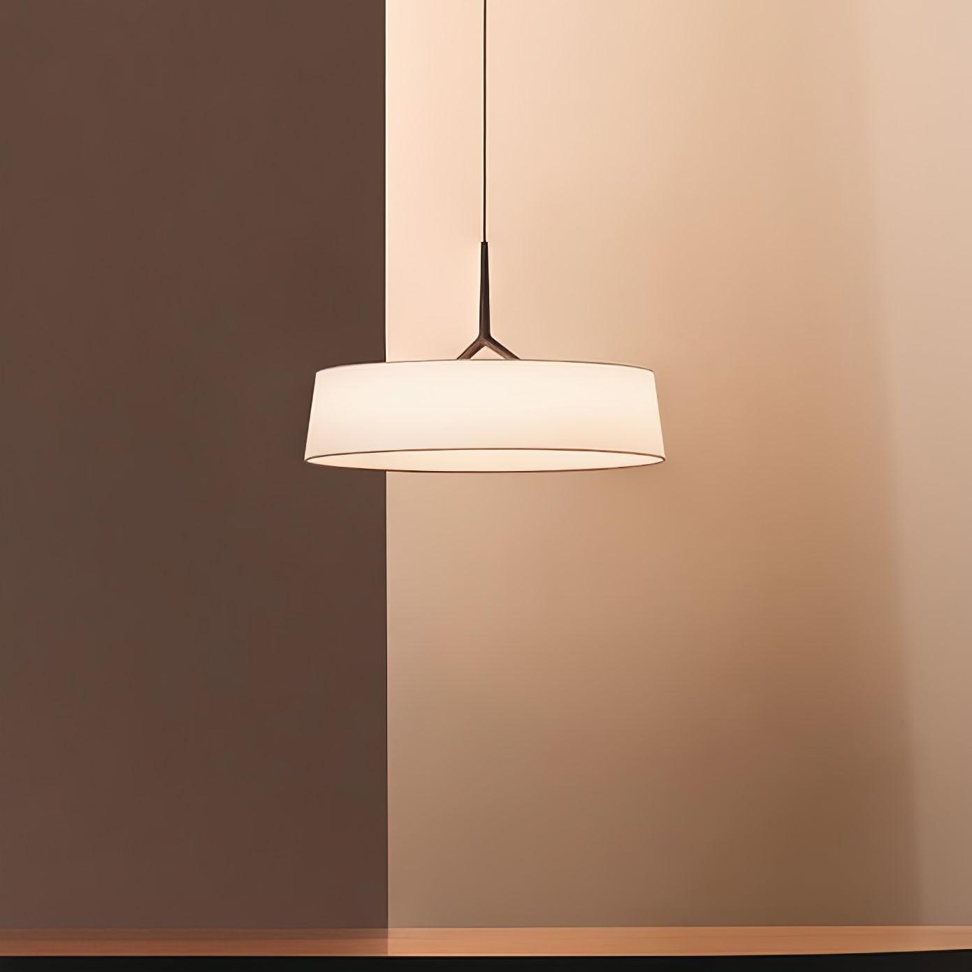 Ovynira Zylindrische Stoff-Pendelleuchte-Letslighting