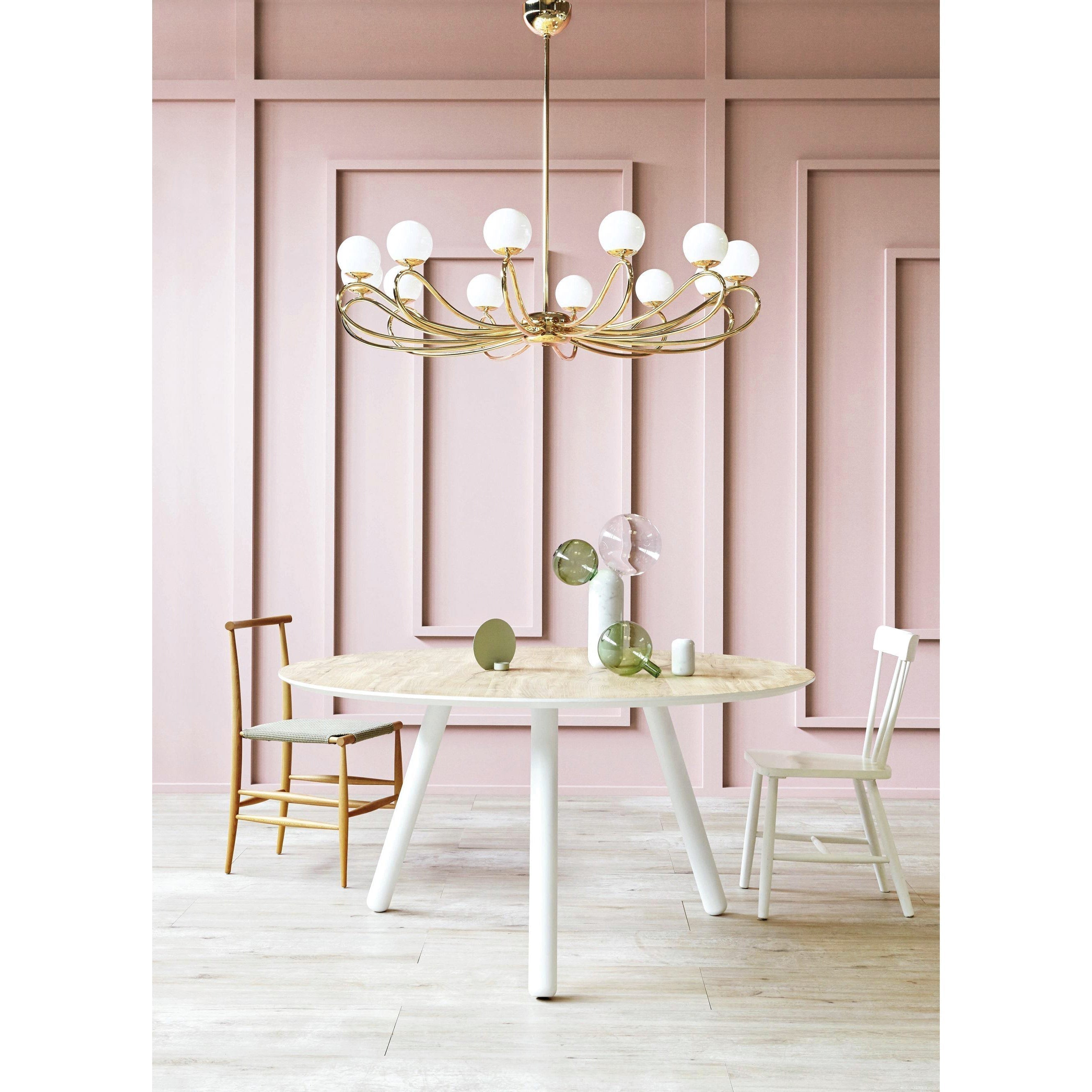 Aurlaeir Eleganter Vintage Messing-Glas Kronleuchter-Letslighting