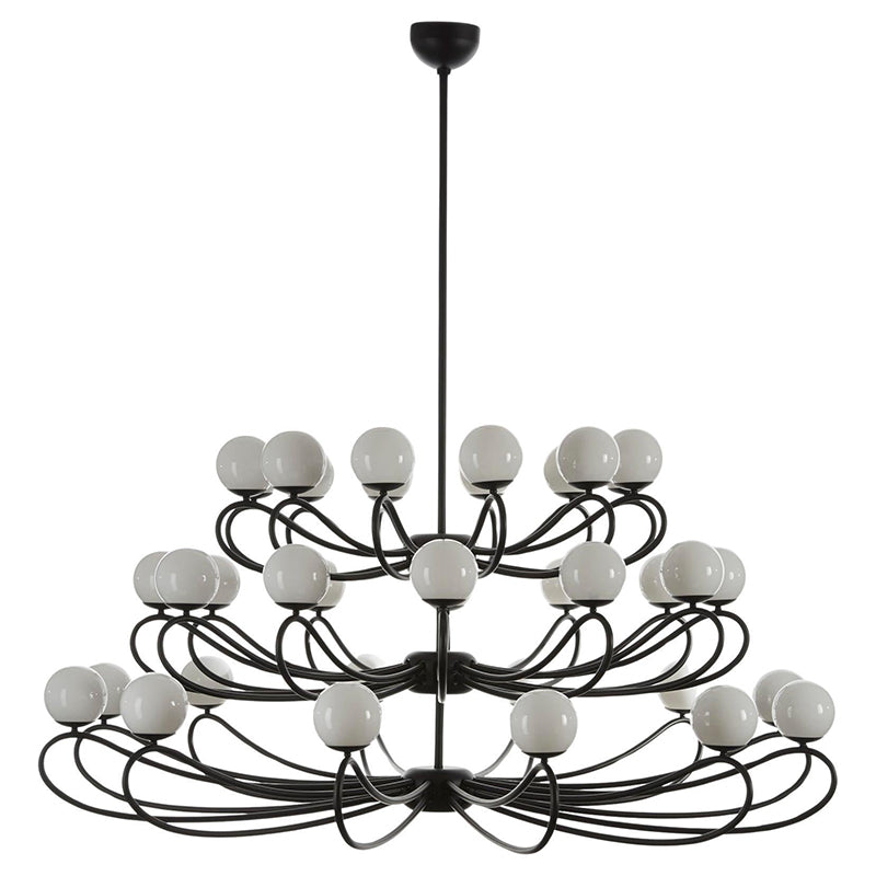 Aurlaeir Eleganter Vintage Messing-Glas Kronleuchter-Letslighting