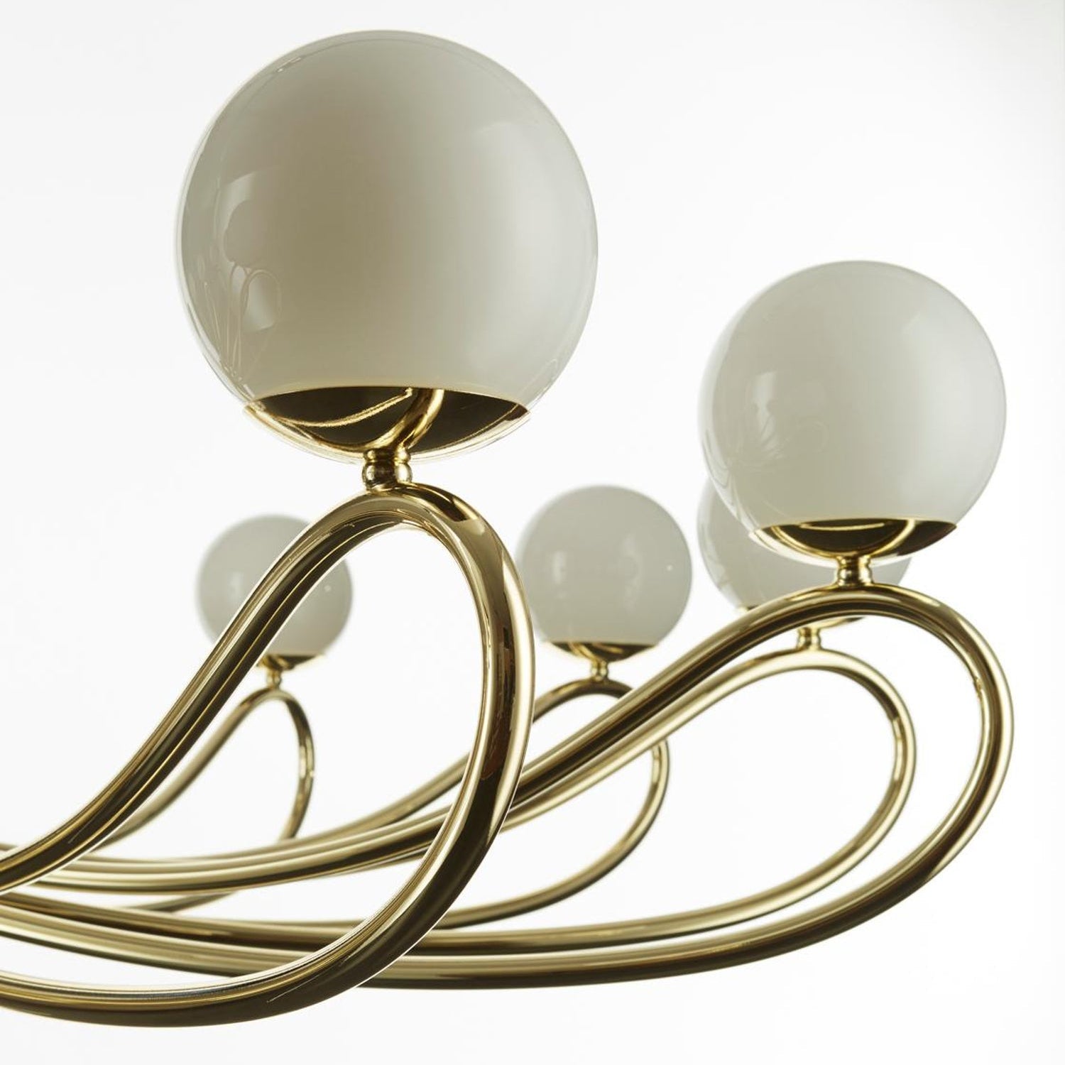 Aurlaeir Eleganter Vintage Messing-Glas Kronleuchter-Letslighting