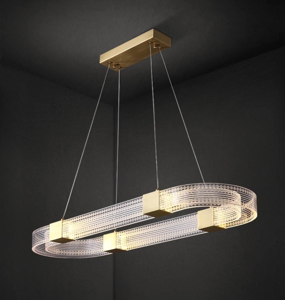 Eurdora Moderner Minimalistischer Ring-LED-Kronleuchter-Letslighting