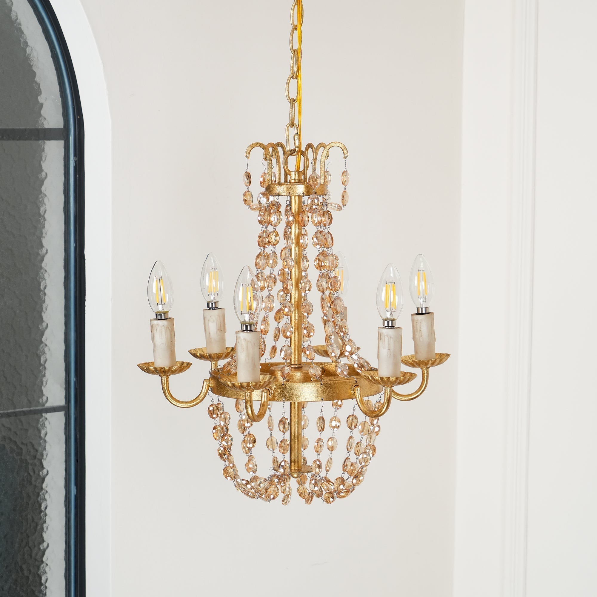 Oraeisra Vintage Flohmarkt-Kristallleuchter-Letslighting