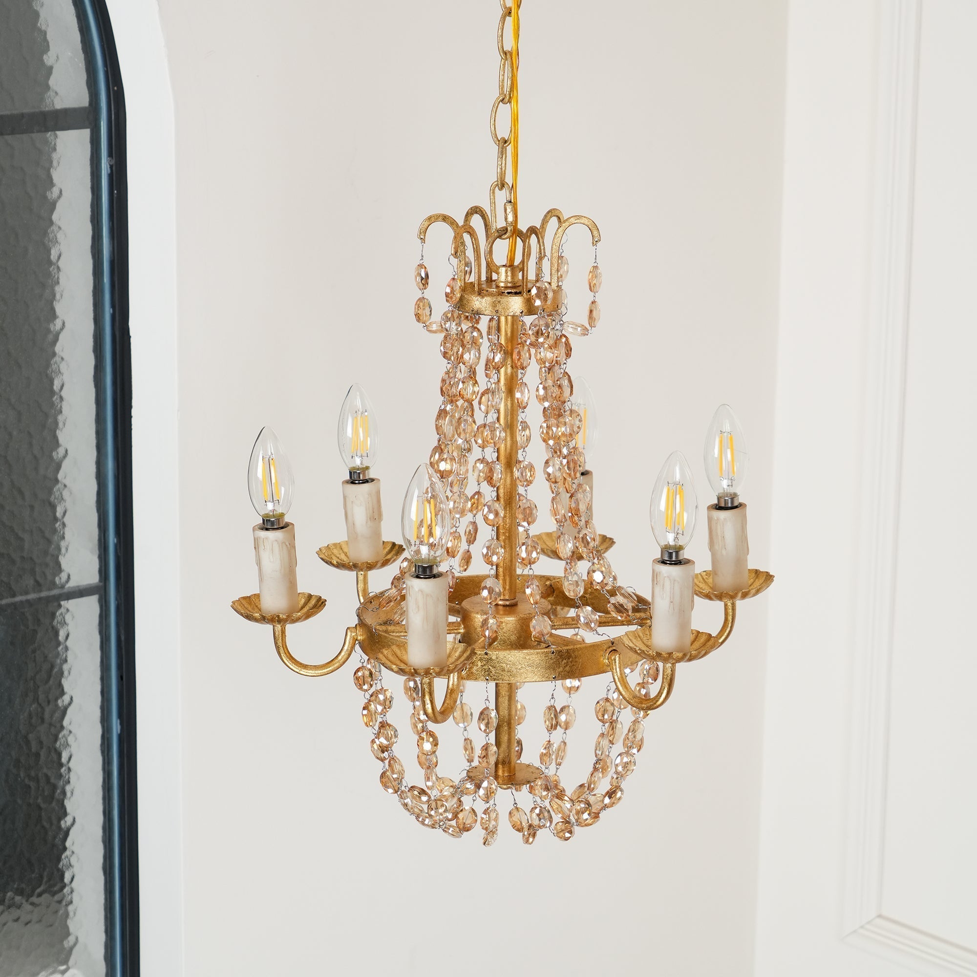 Oraeisra Vintage Flohmarkt-Kristallleuchter-Letslighting