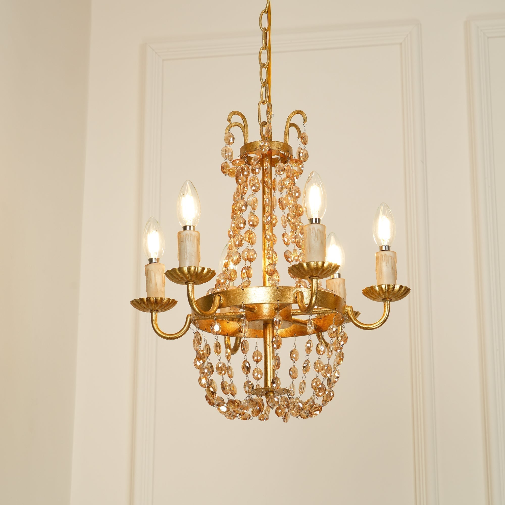 Oraeisra Vintage Flohmarkt-Kristallleuchter-Letslighting