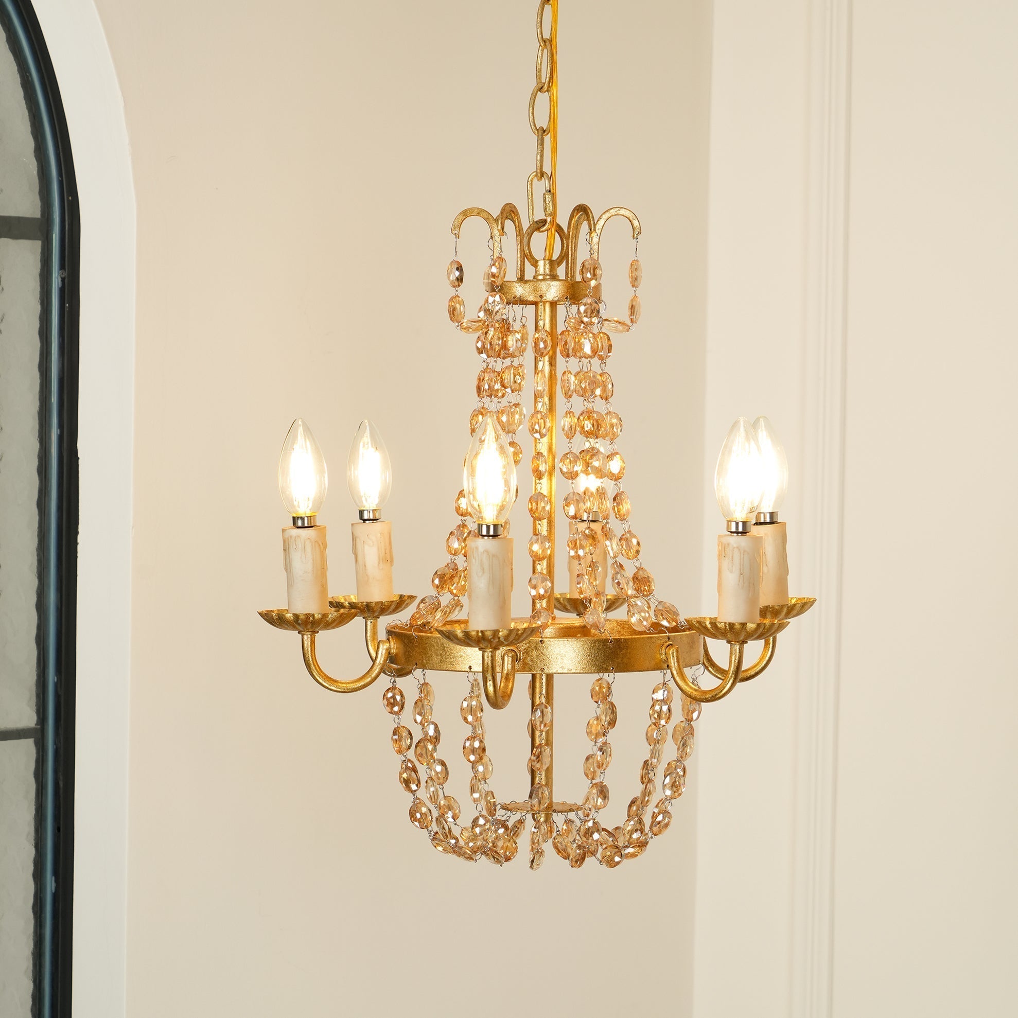 Oraeisra Vintage Flohmarkt-Kristallleuchter-Letslighting