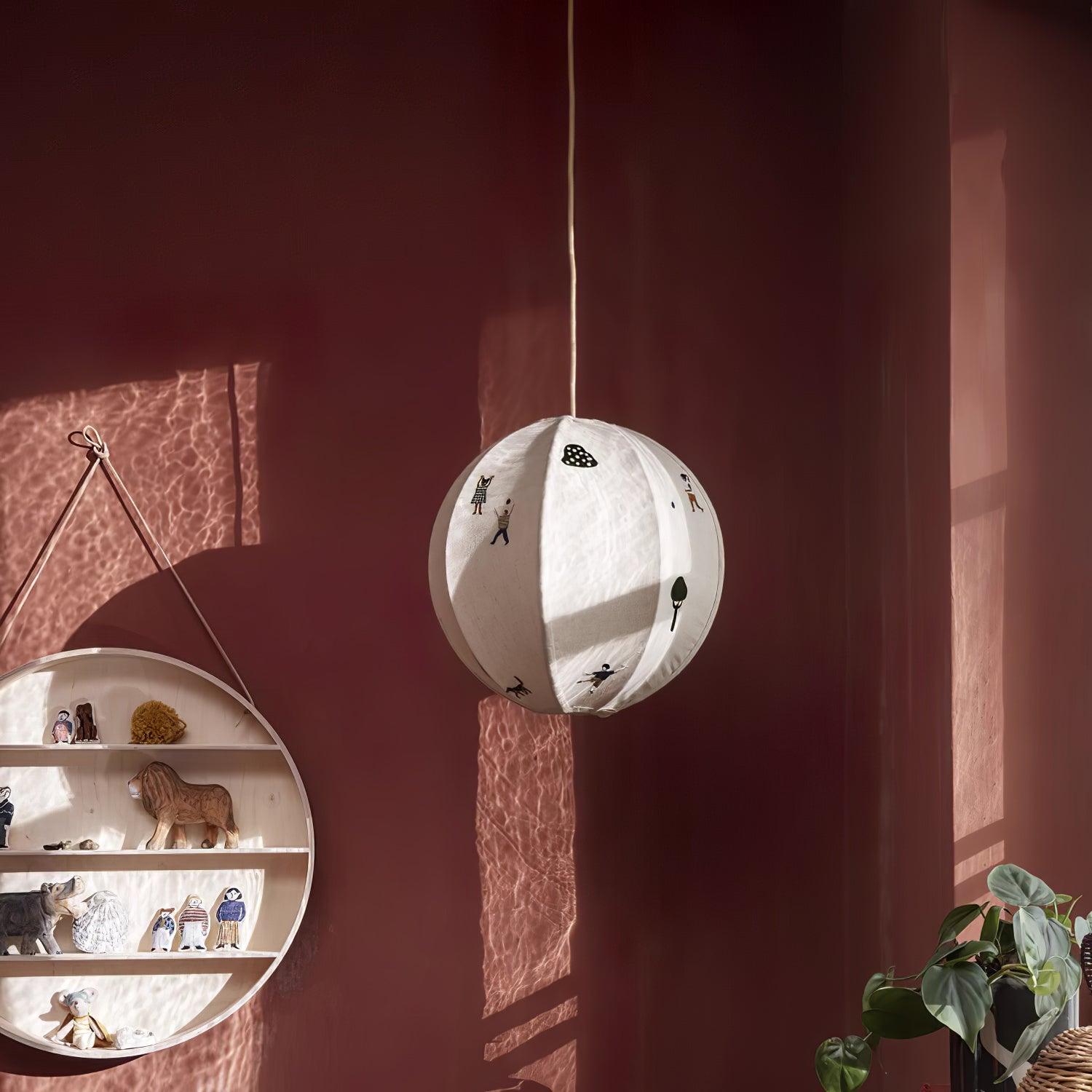 Zelarace Stoff Pendelleuchte-Letslighting