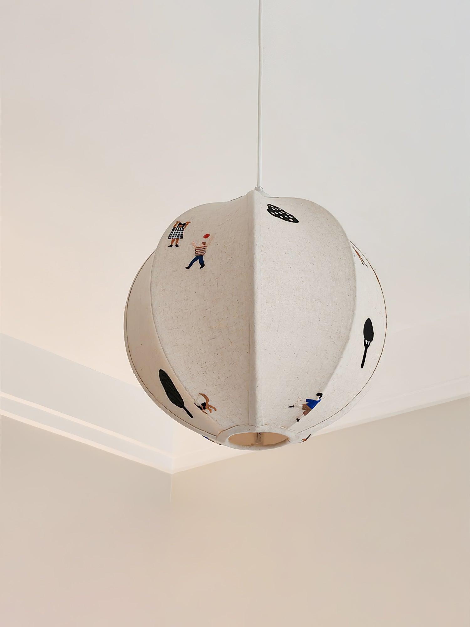 Zelarace Stoff Pendelleuchte-Letslighting