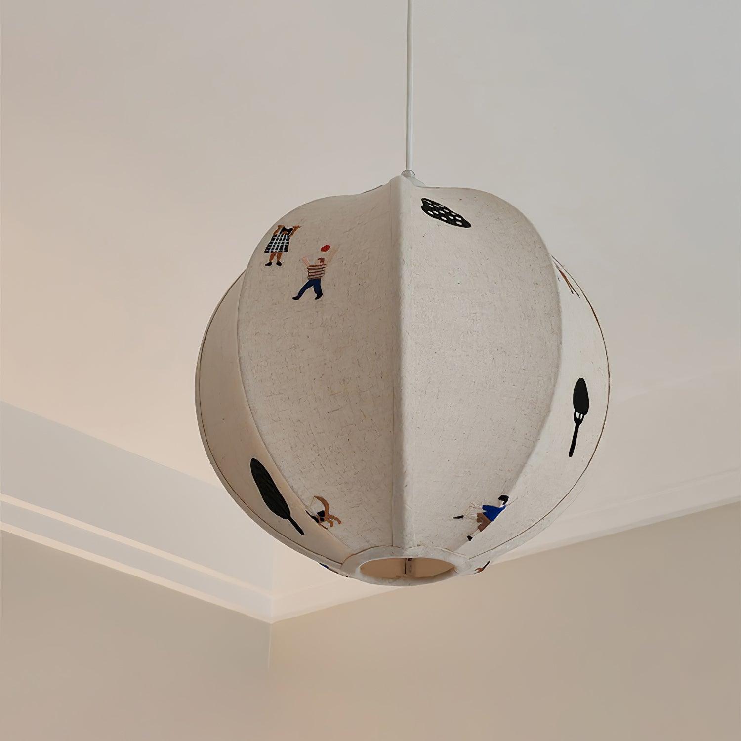 Zelarace Stoff Pendelleuchte-Letslighting