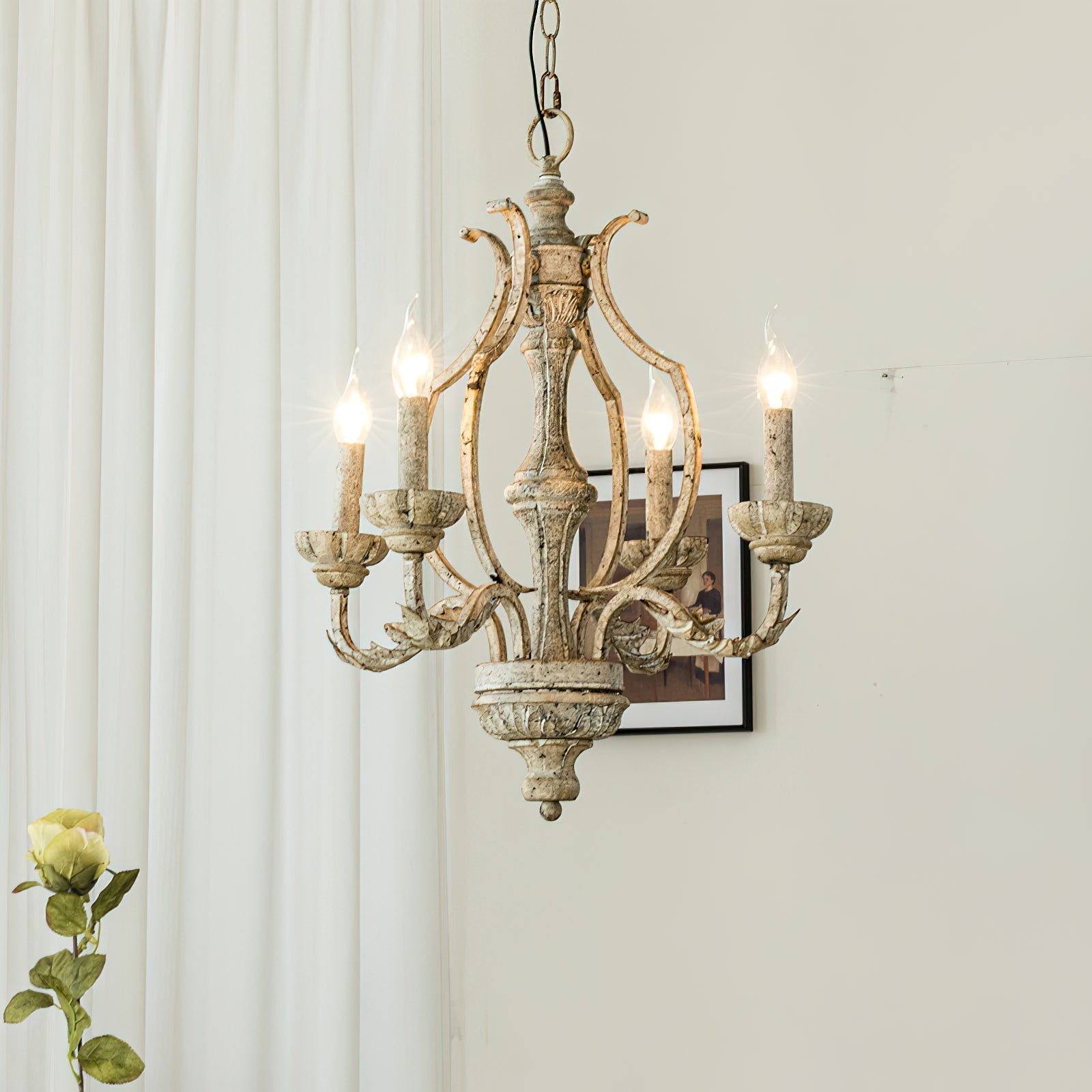 Orinira Vintage Industrial Holz Pendelleuchte-Letslighting