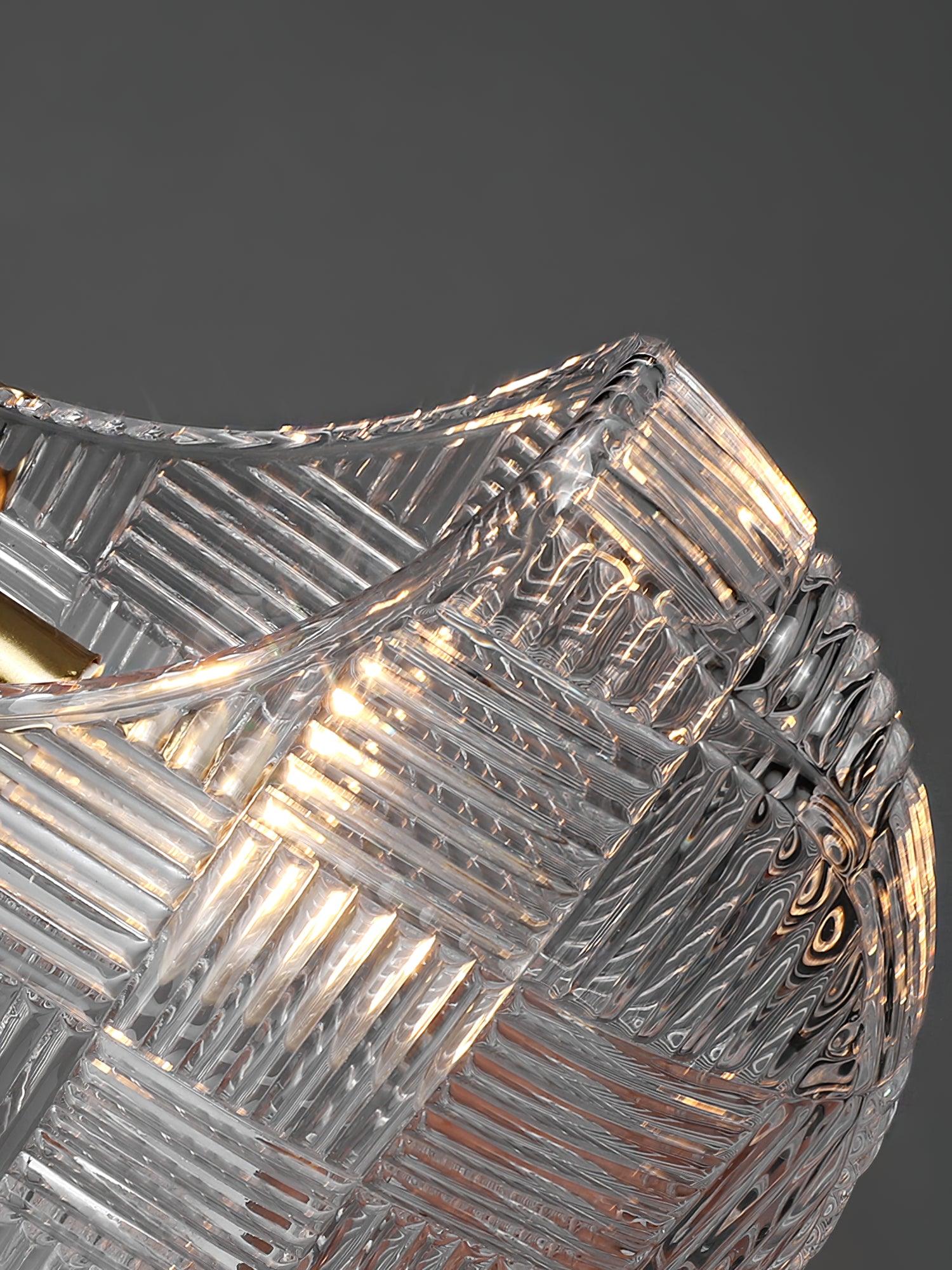 Lustra Pendelleuchte Glas Messing-Letslighting