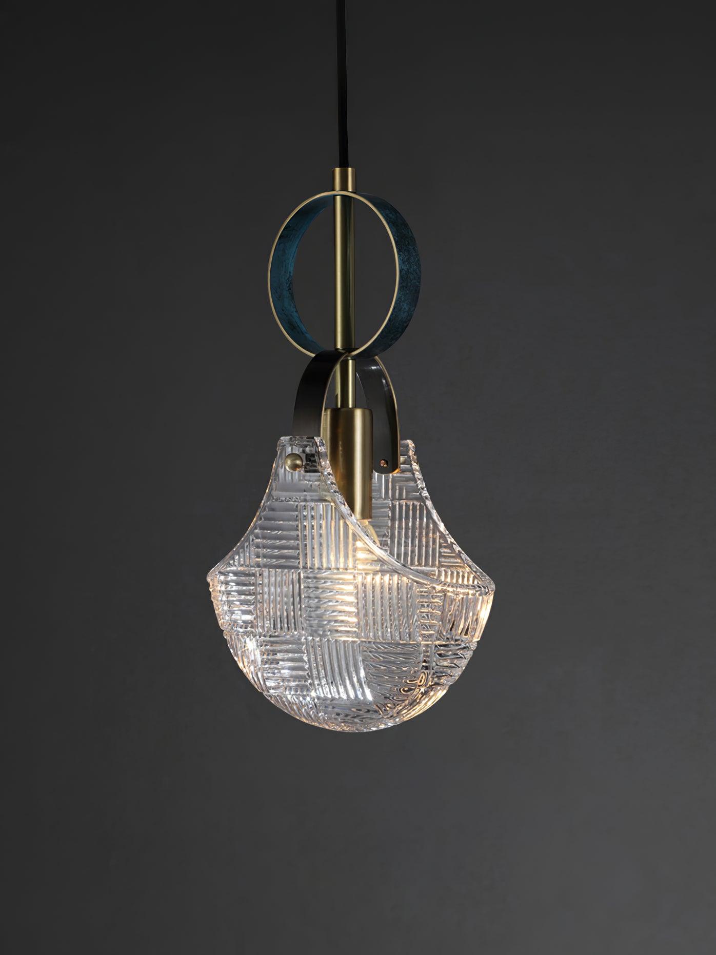 Lustra Pendelleuchte Glas Messing-Letslighting
