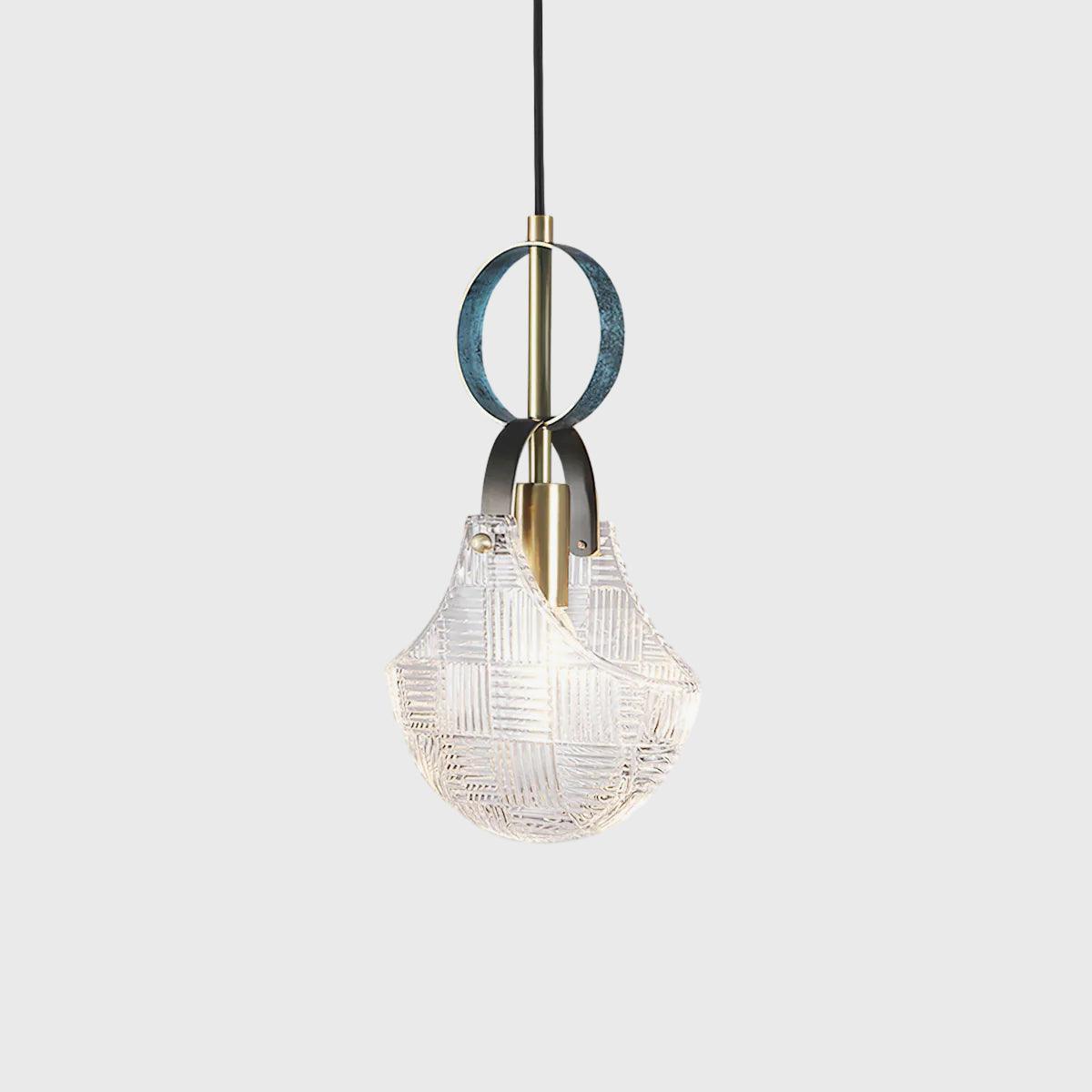Lustra Pendelleuchte Glas Messing-Letslighting