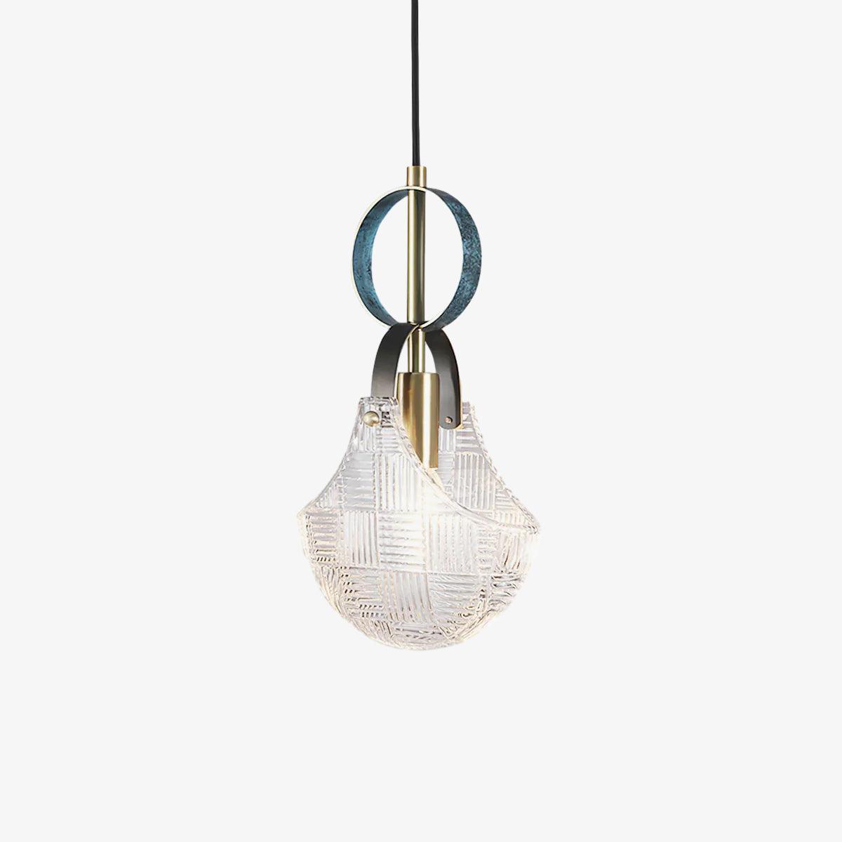 Lustra Pendelleuchte Glas Messing-Letslighting
