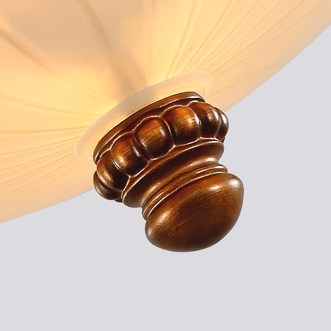 Viraearae Pastoral Schale Harz Glas Deckenleuchte-Letslighting