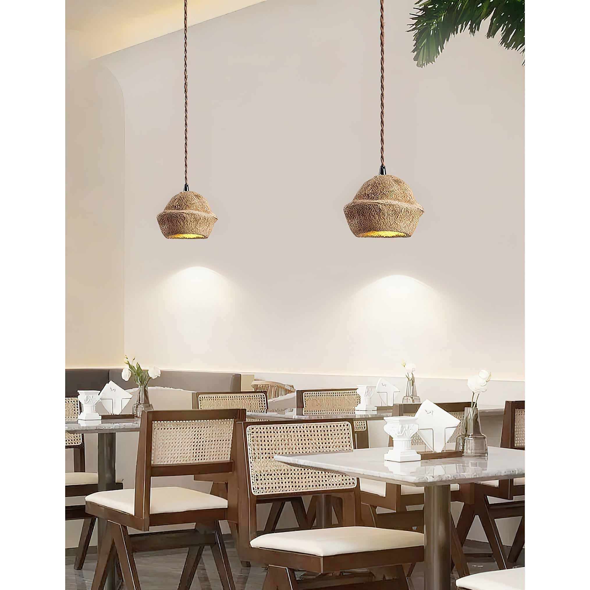 Evshaora Affenschale Baumrinde Pendelleuchte-Letslighting