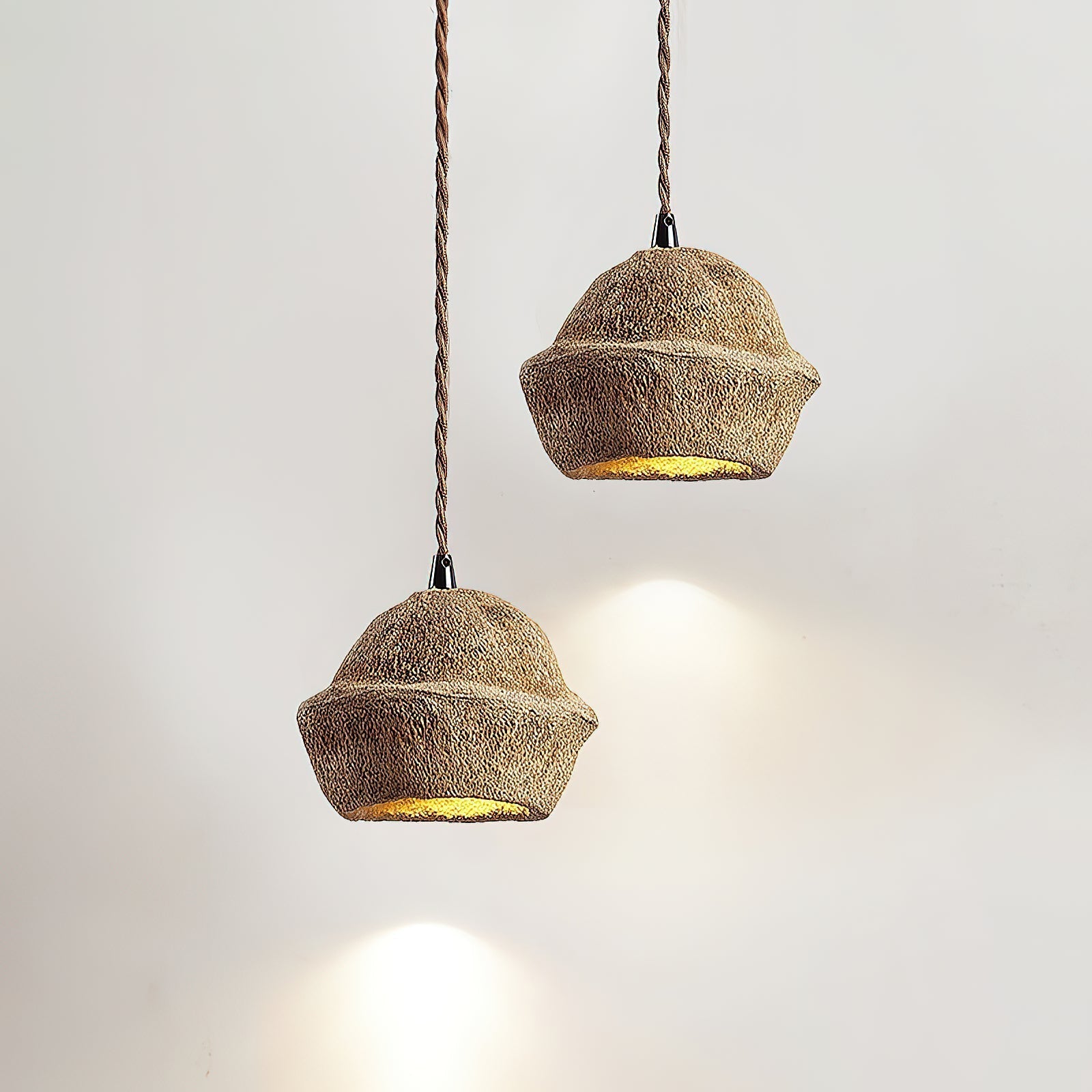 Evshaora Affenschale Baumrinde Pendelleuchte-Letslighting