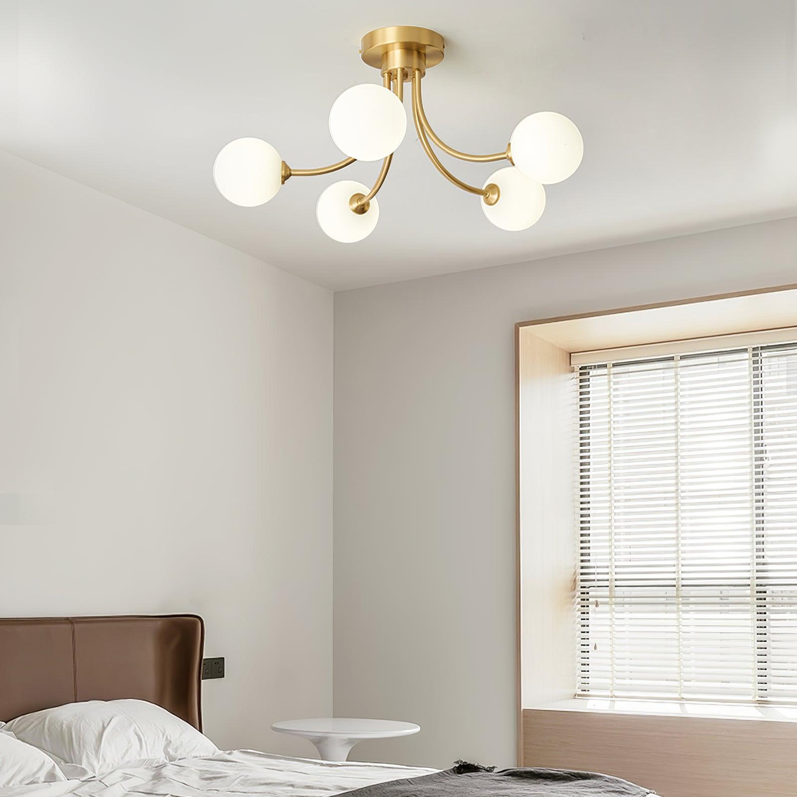 Sage Moderne Deckenleuchte aus Messing-Letslighting